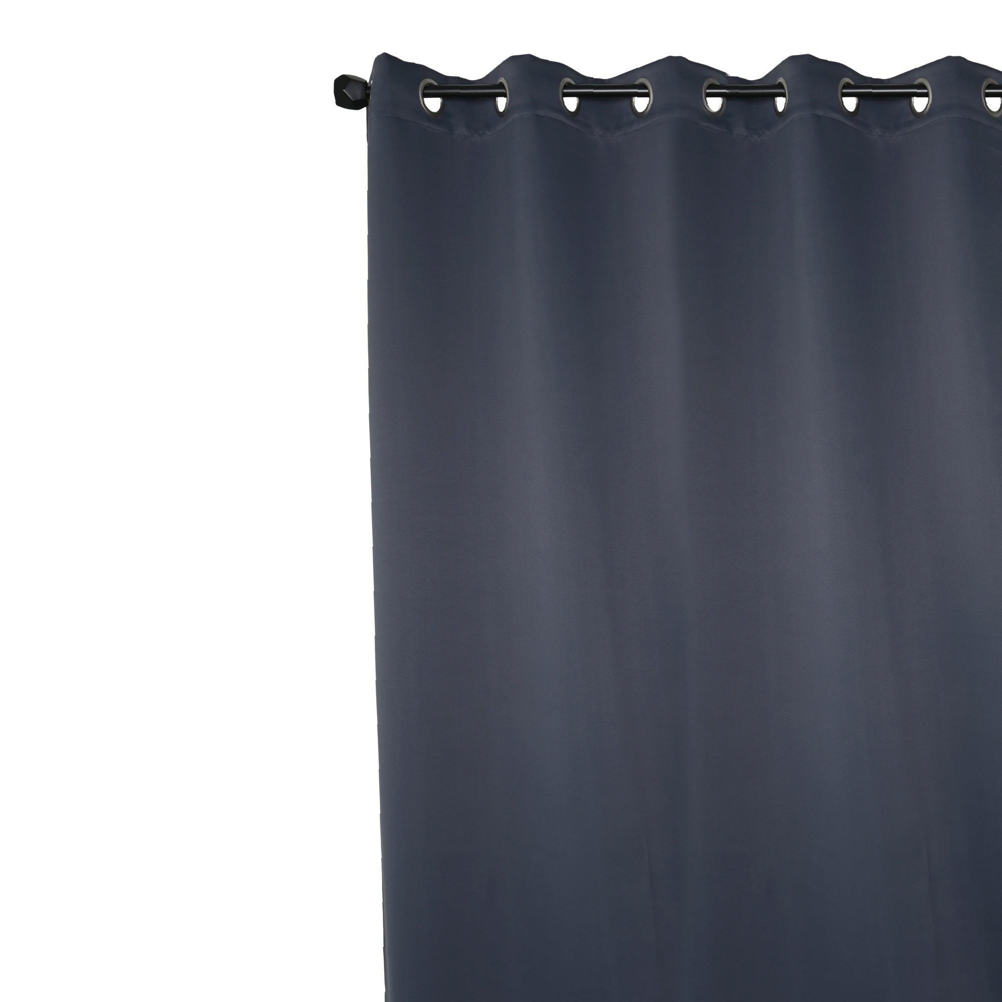 HomeStyles Black Out Curtain with Grommets, 108in., Grey Giant Tiger