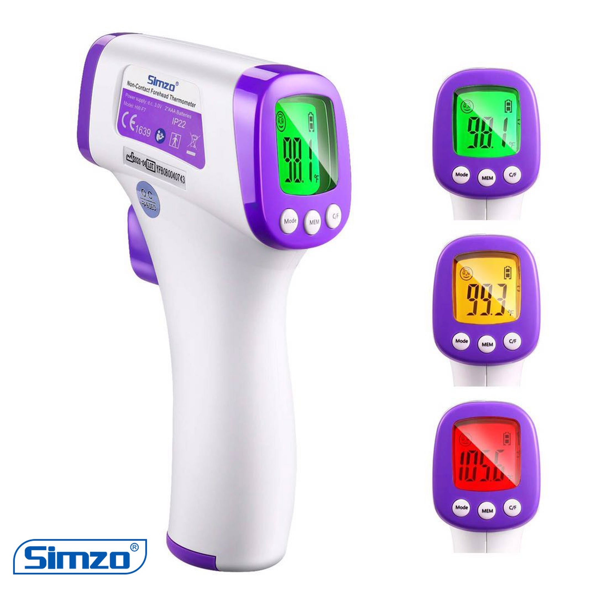 Simzo NonContact Forehead Thermometer Giant Tiger