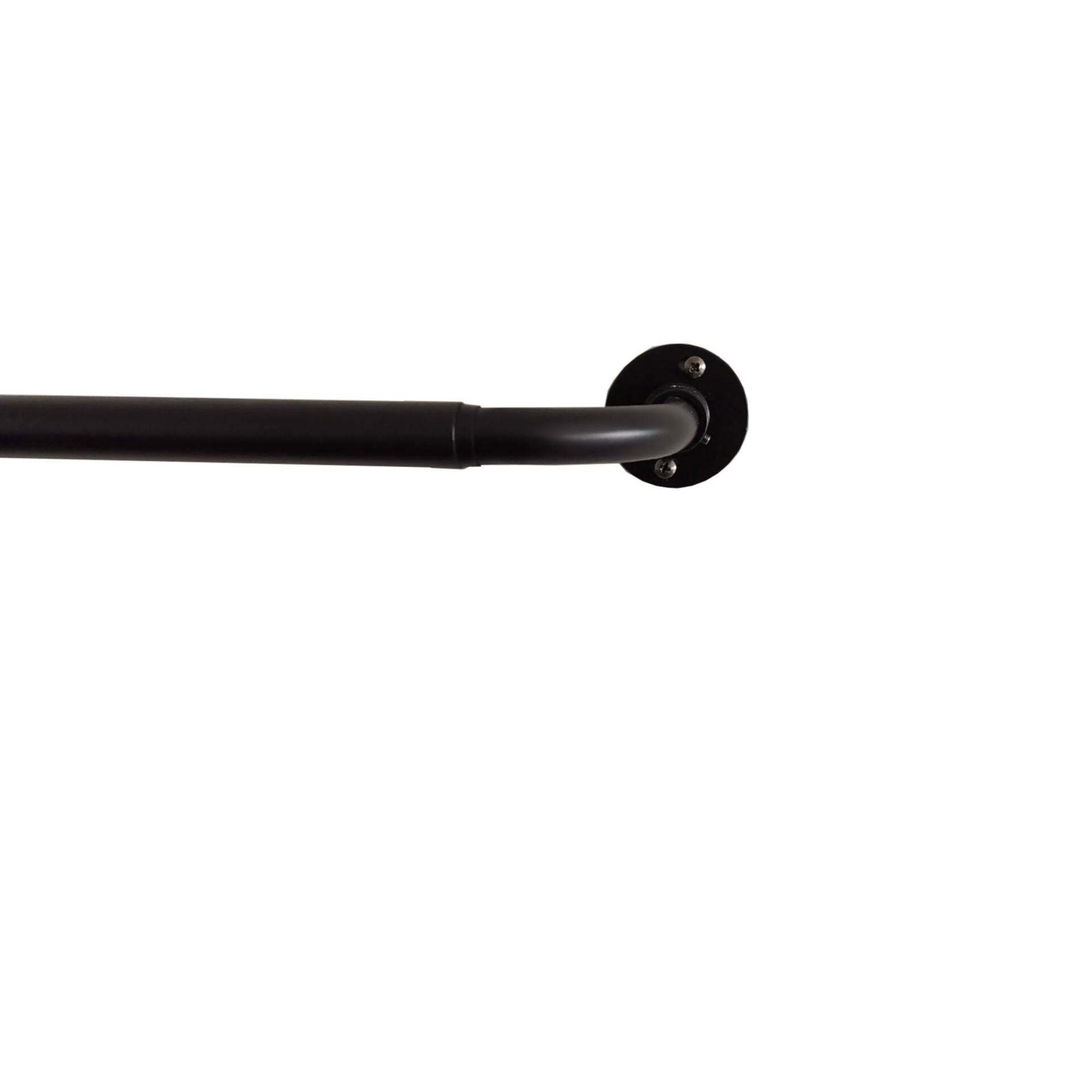 HomeStyles Blackout Curtain Rod, 48in.86in., Black Giant Tiger