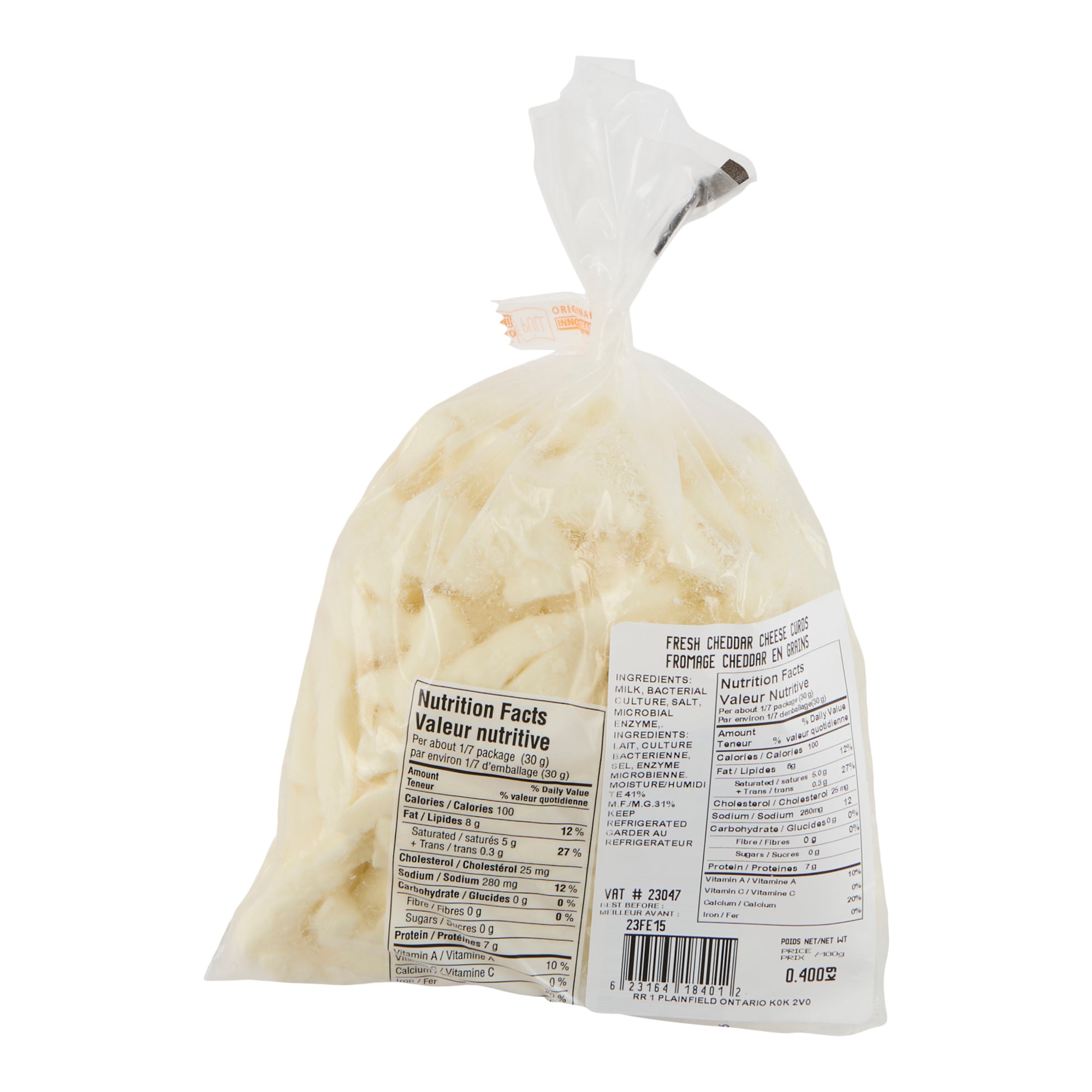 Maple Dale White Cheddar Cheese Curds, 400g Giant Tiger