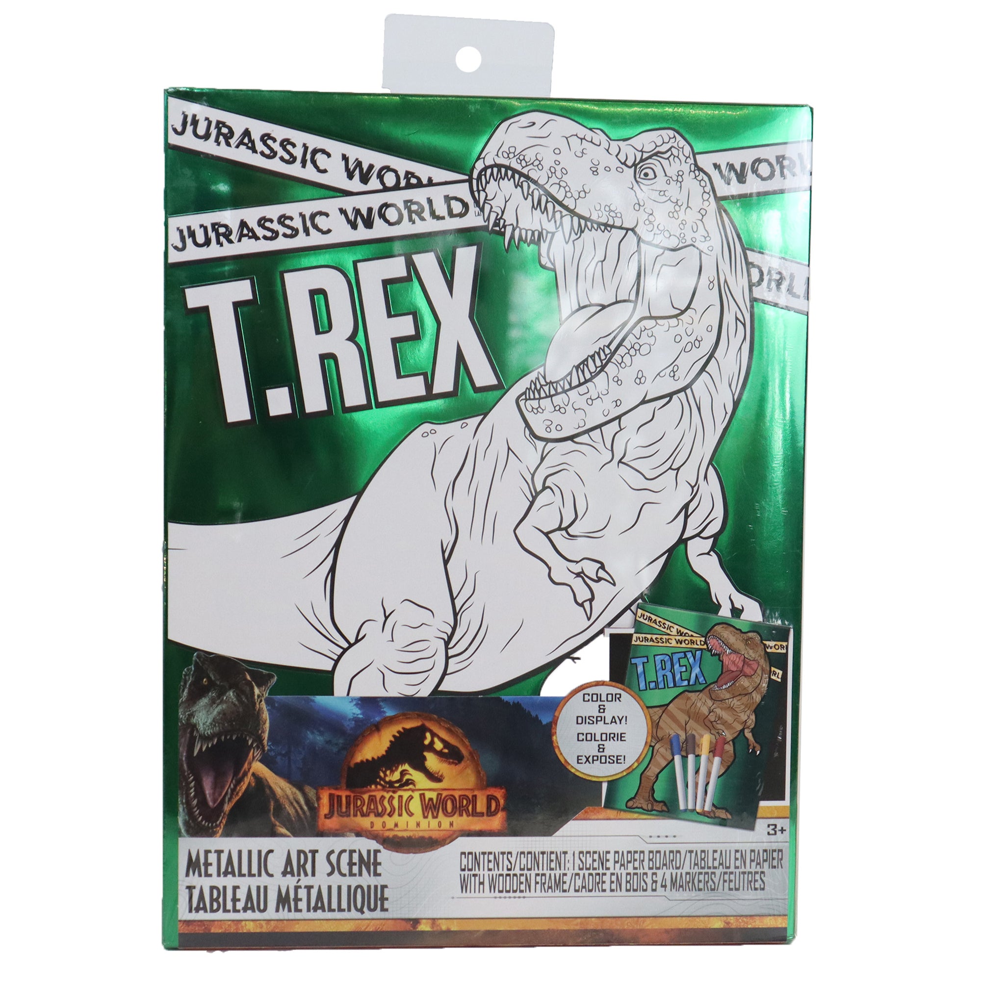 Jurassic World Metallic Art Set Giant Tiger