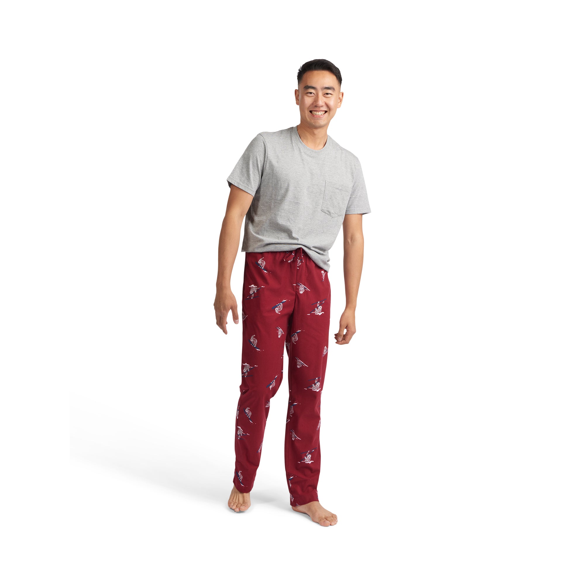 Mountain Ridge Men's North Country Pressed Micropolar PJ Pants Giant
