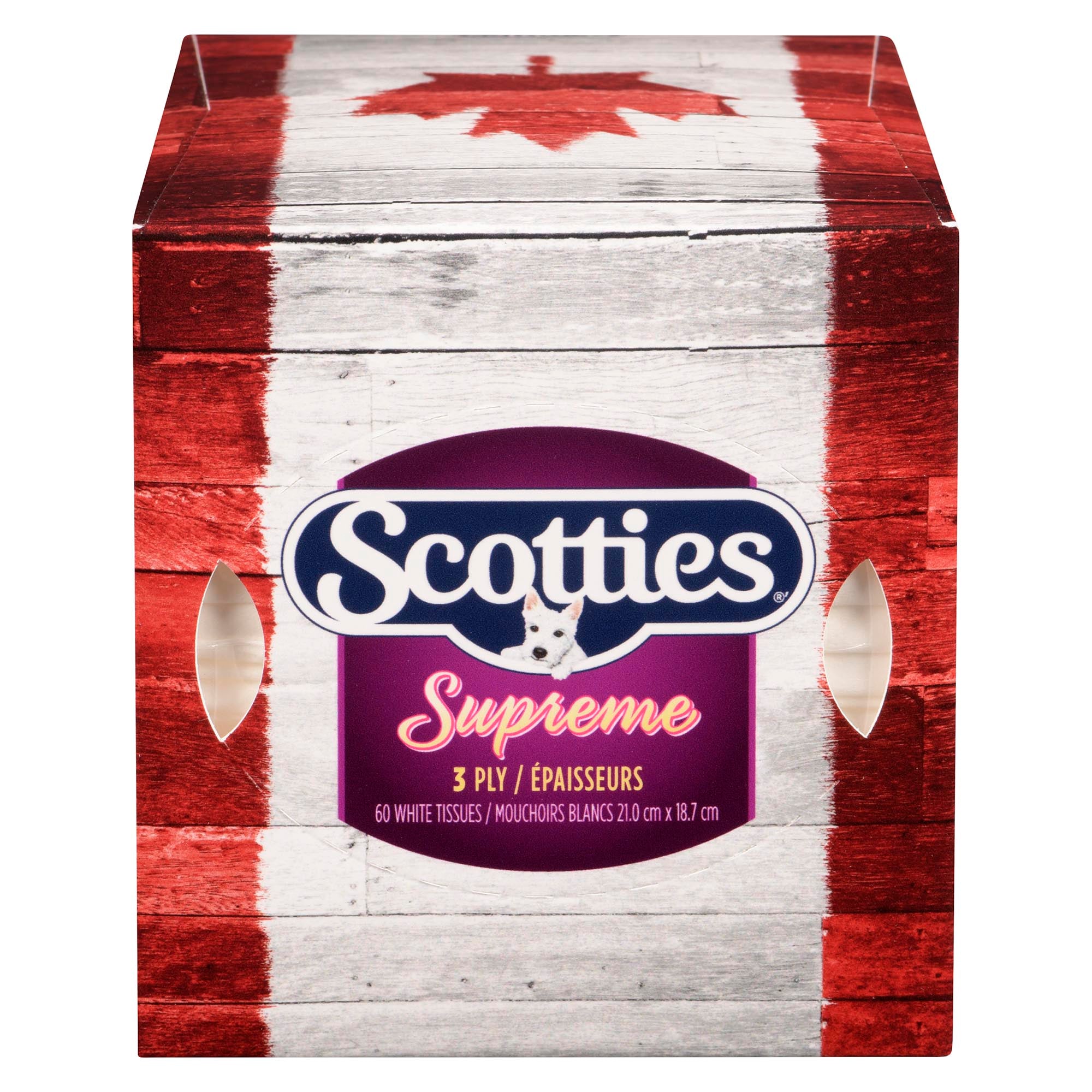 Scotties Supreme 3Ply White Tissues, 60Pack Giant Tiger