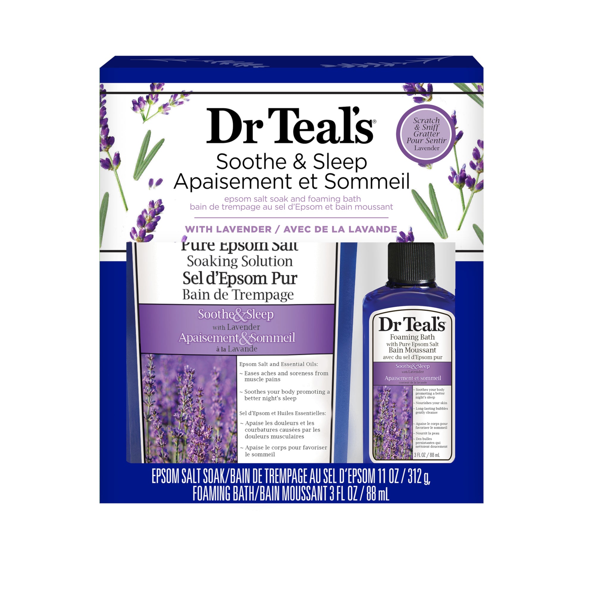 Dr. Teals Soothe and Sleep Lavender Gift Set, 2Piece Giant Tiger