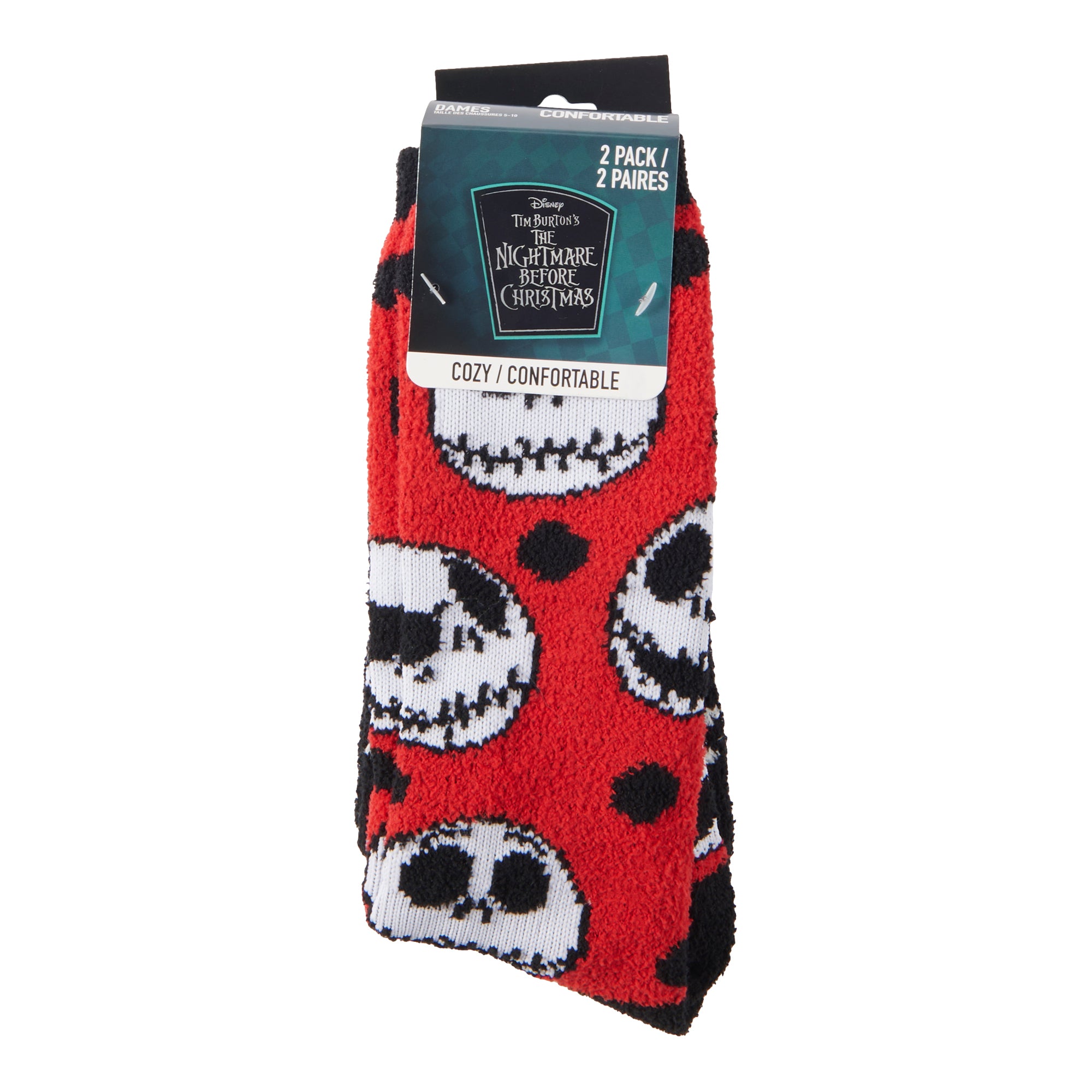 Women's Licensed Cozy Socks, 2Pack Giant Tiger