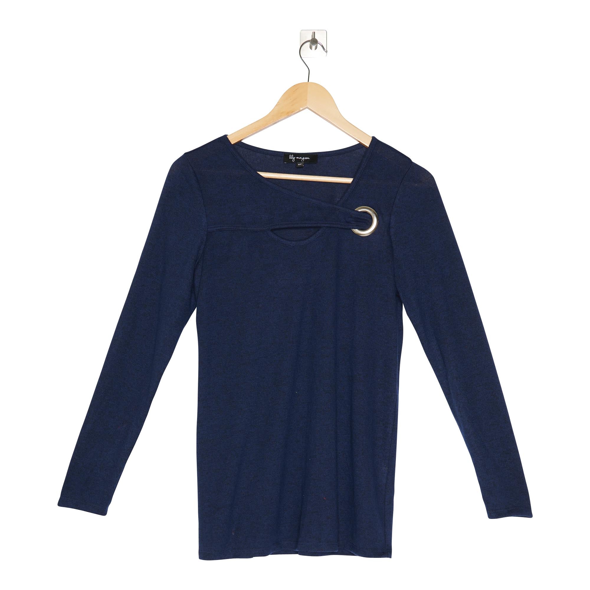 lily Women's Festive Keyhole Sweater Knit Top Giant Tiger