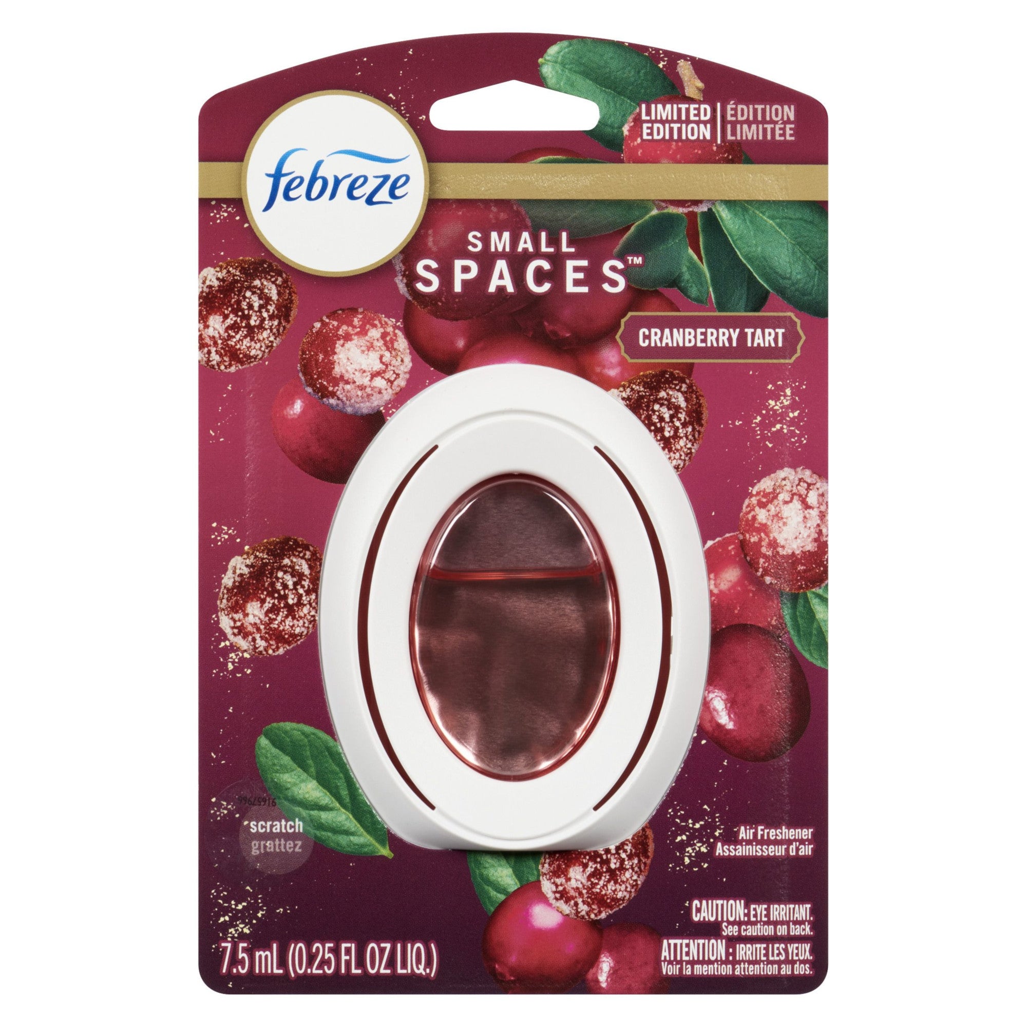 Febreze Small Spaces Cranberry Tart Scented Air Freshener, 7.5ml