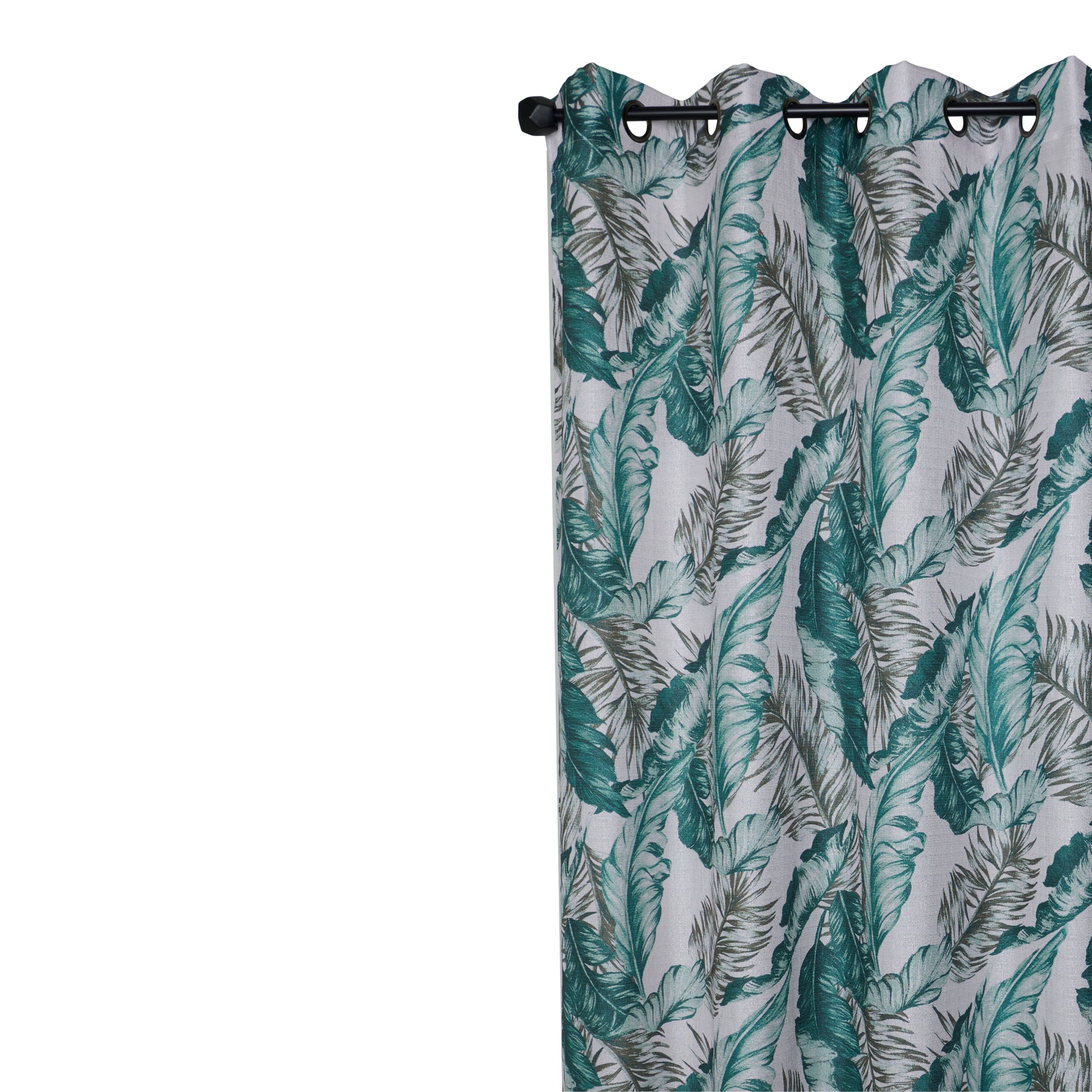 Printed Faux Linen Sheer Curtain, 84in Giant Tiger