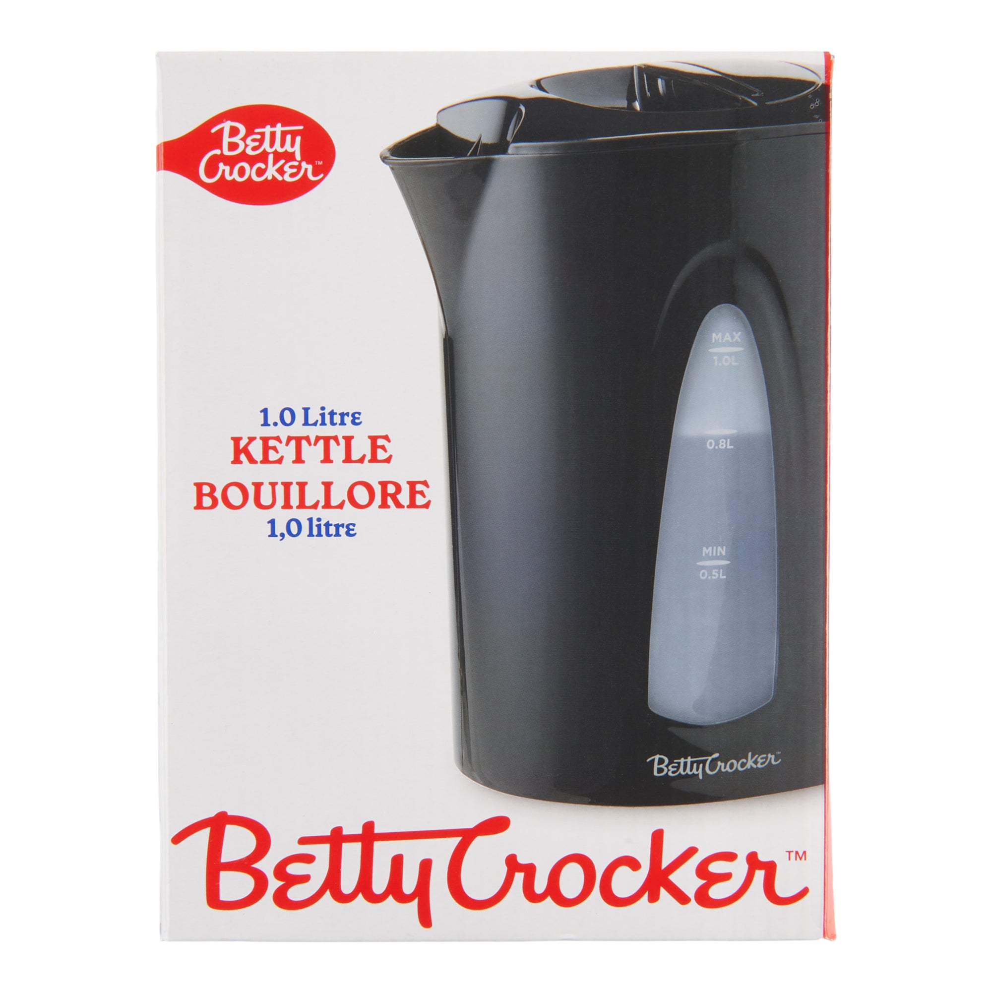 Betty Crocker 1.79 Quarts Stainless Steel Electric Tea Kettle