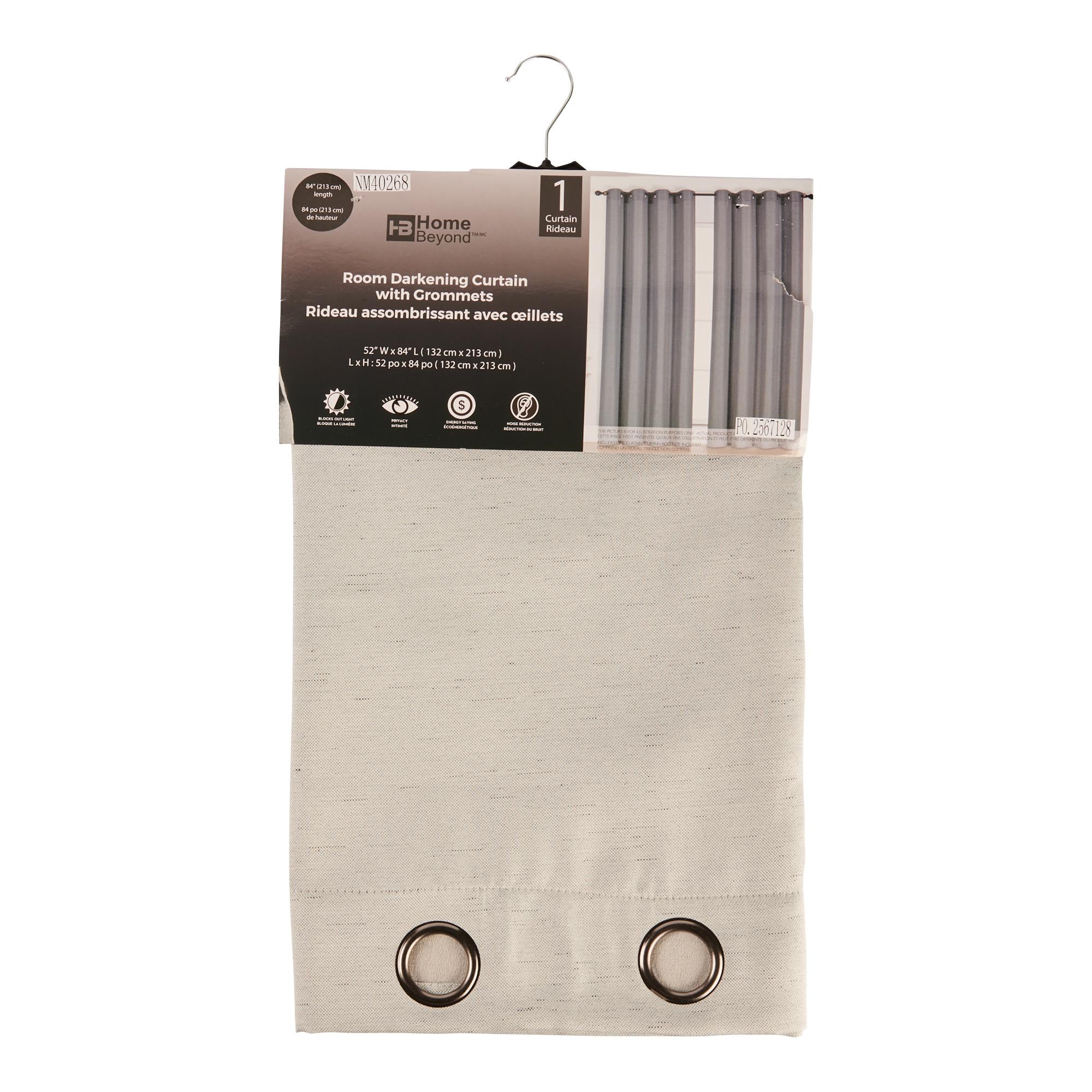 Room Darkening Curtain, 84in Giant Tiger