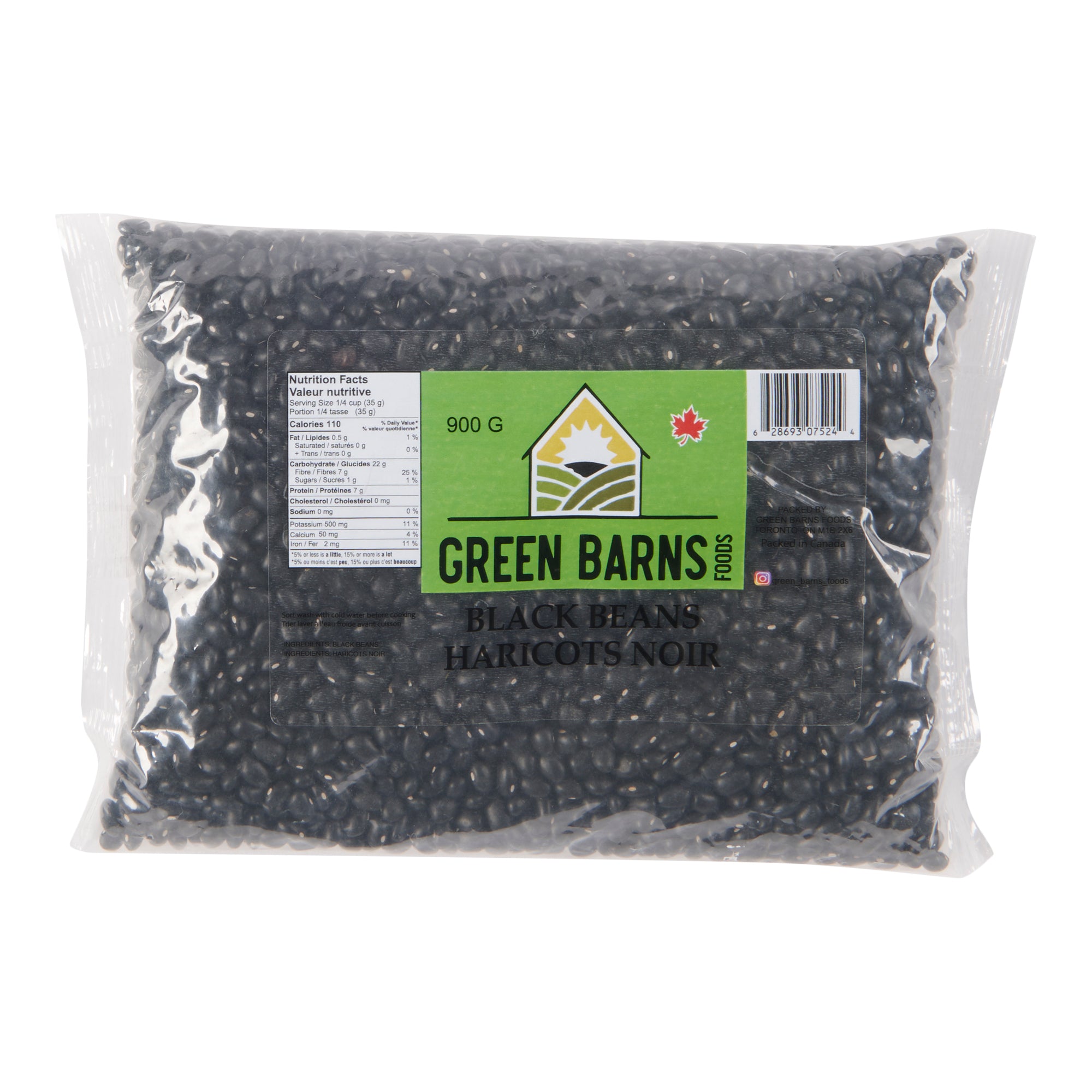 Green Barns Black Beans, 900g Giant Tiger