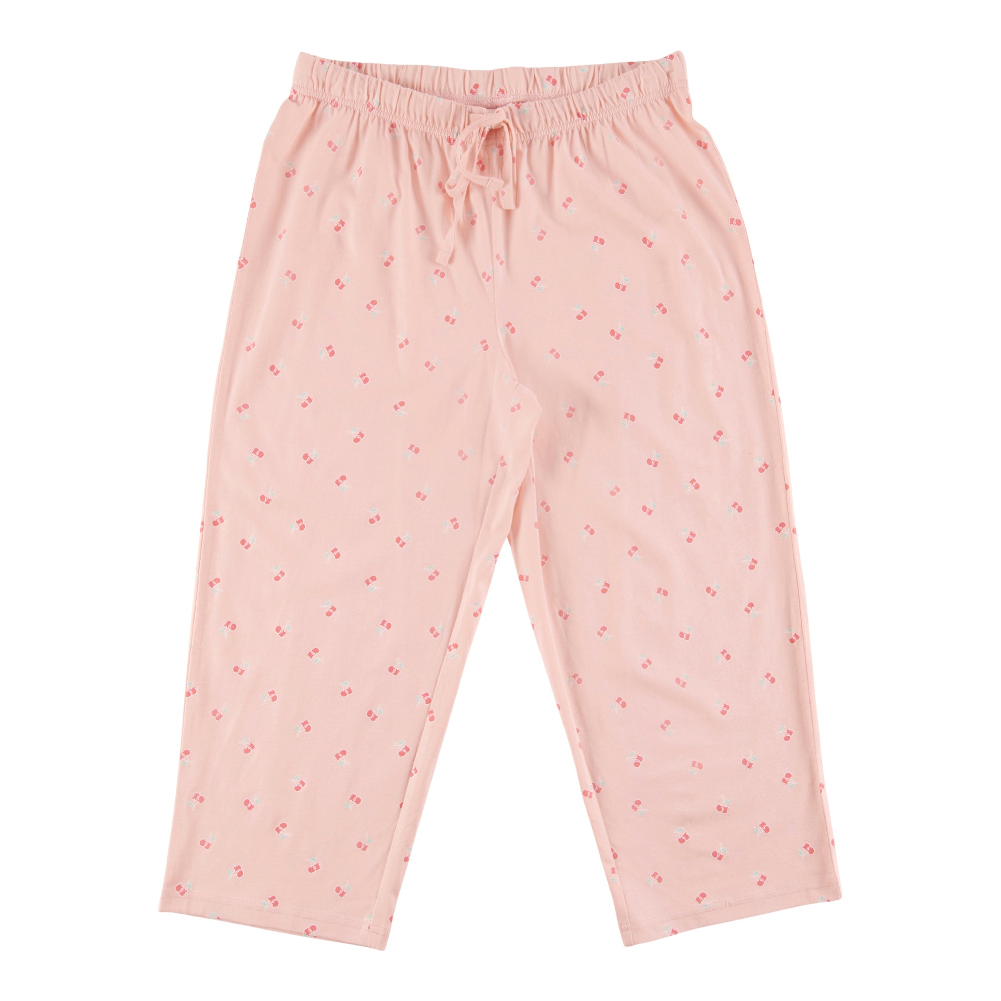 Carisma Women's Ocean Breeze Cotton AllOver Print Capri PJ Pants