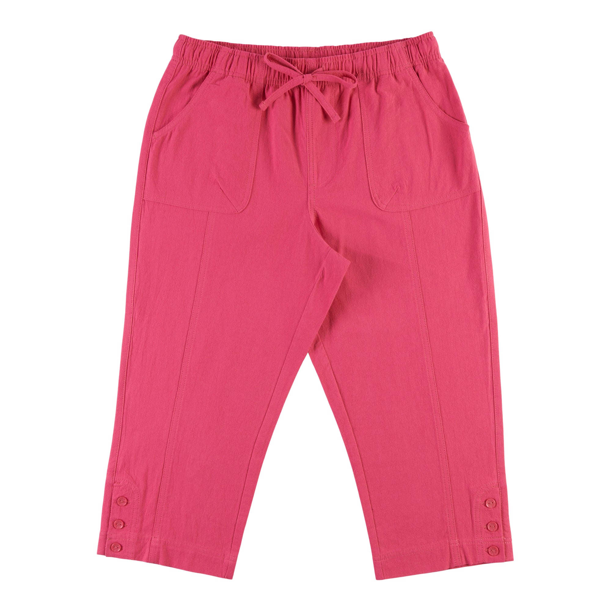 Classic Editions Women's Summer Look Crinkle Capris Giant Tiger