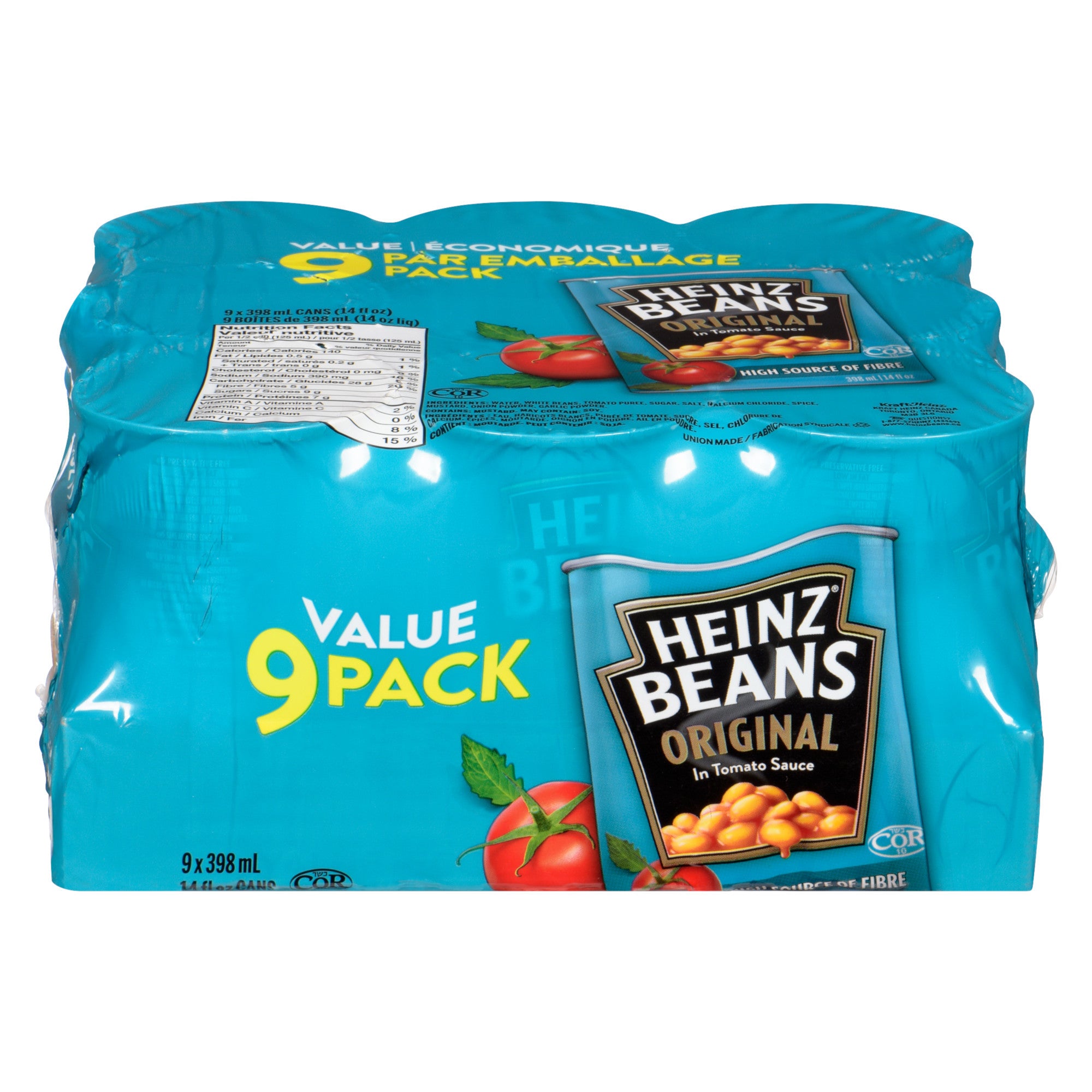 Heinz Original Beans in Tomato Sauce, 9Pack, 398ml Giant Tiger