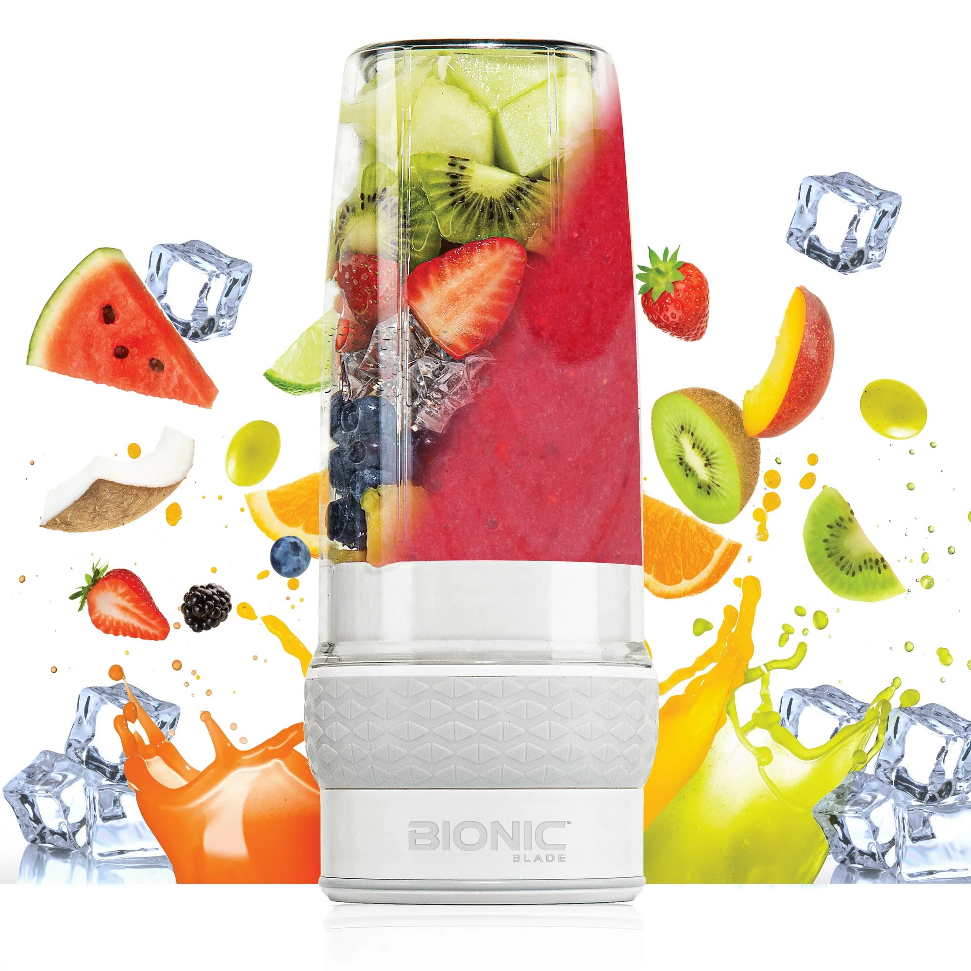 Bionic Blade White Rechargeable Portable Blender Giant Tiger