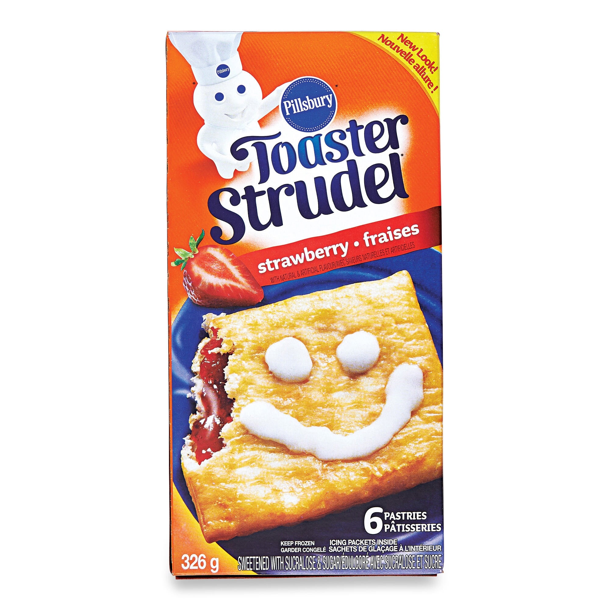 Pillsbury Strawberry Toaster Strudel 6pk. 326g Giant Tiger