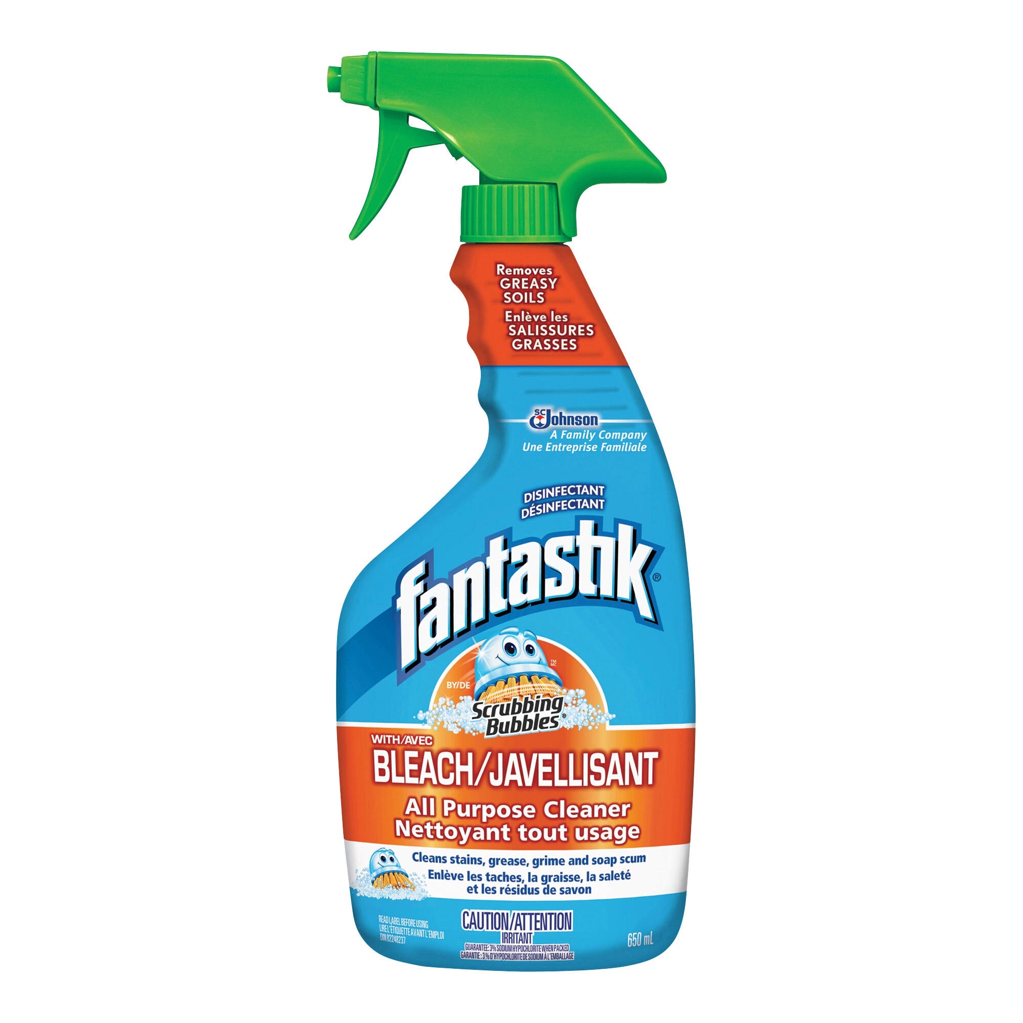 Fantastik Cleaner with Bleach 650ml Giant Tiger