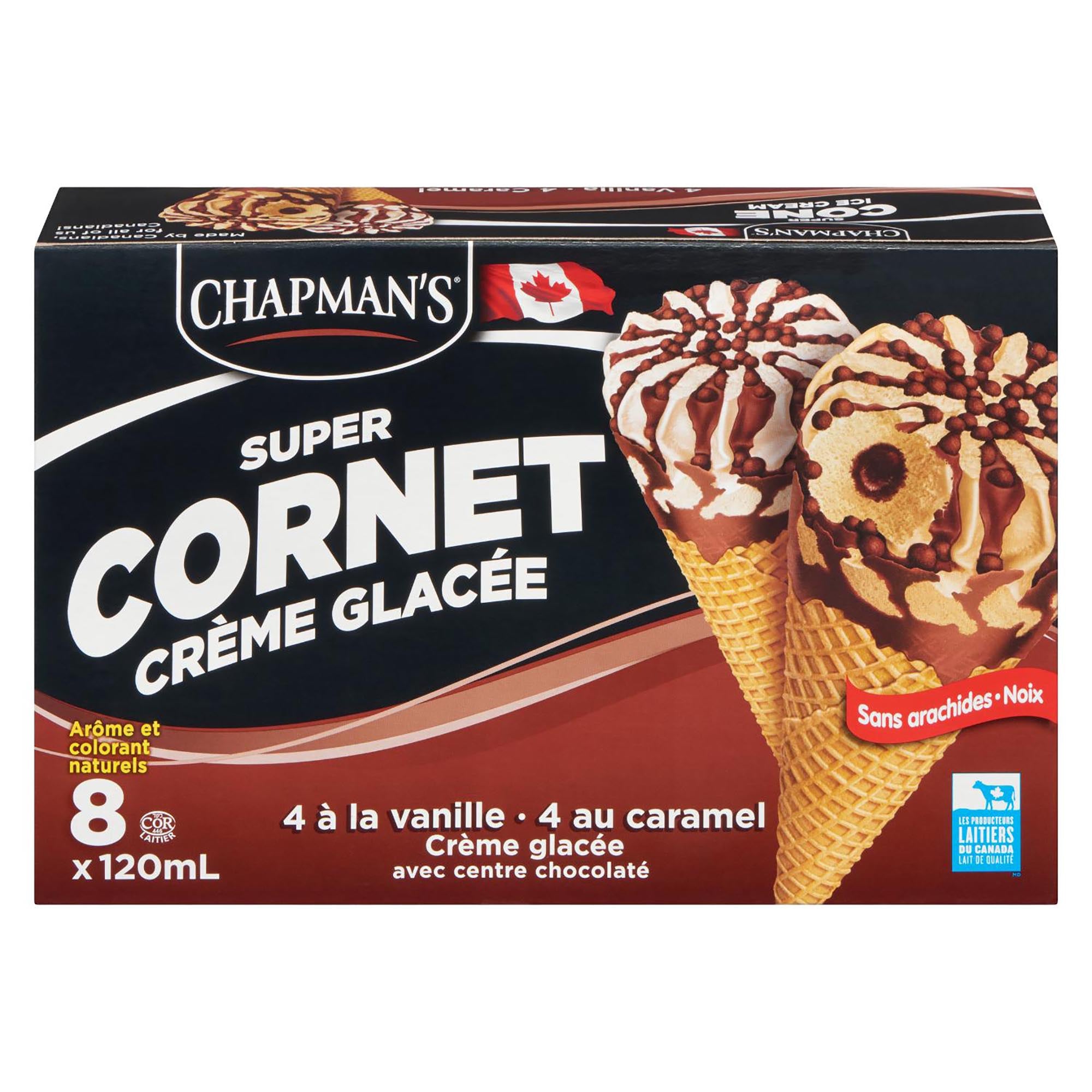Chapman's Ice Cream Super Cone, 8-Pack, 120-ml – Giant Tiger
