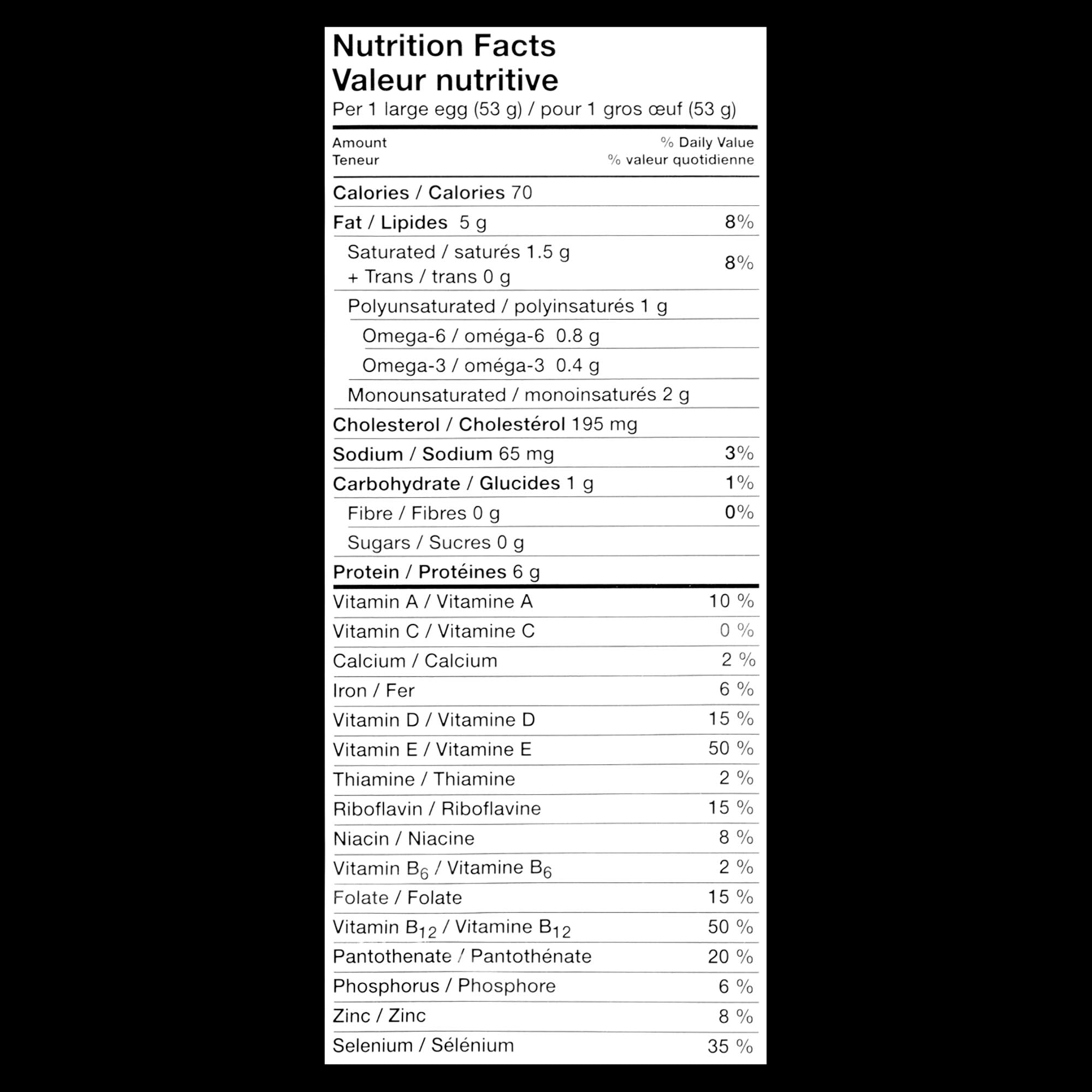 Burnbrae Farms Naturegg Omega 3 Size Large Eggs, 12Pack Giant Tiger