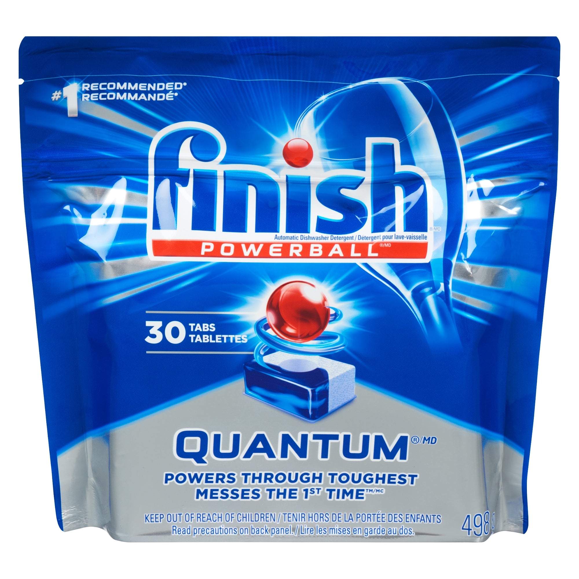 Finish Powerball Quantum Ultimate Clean and Shine Dishwasher Detergent