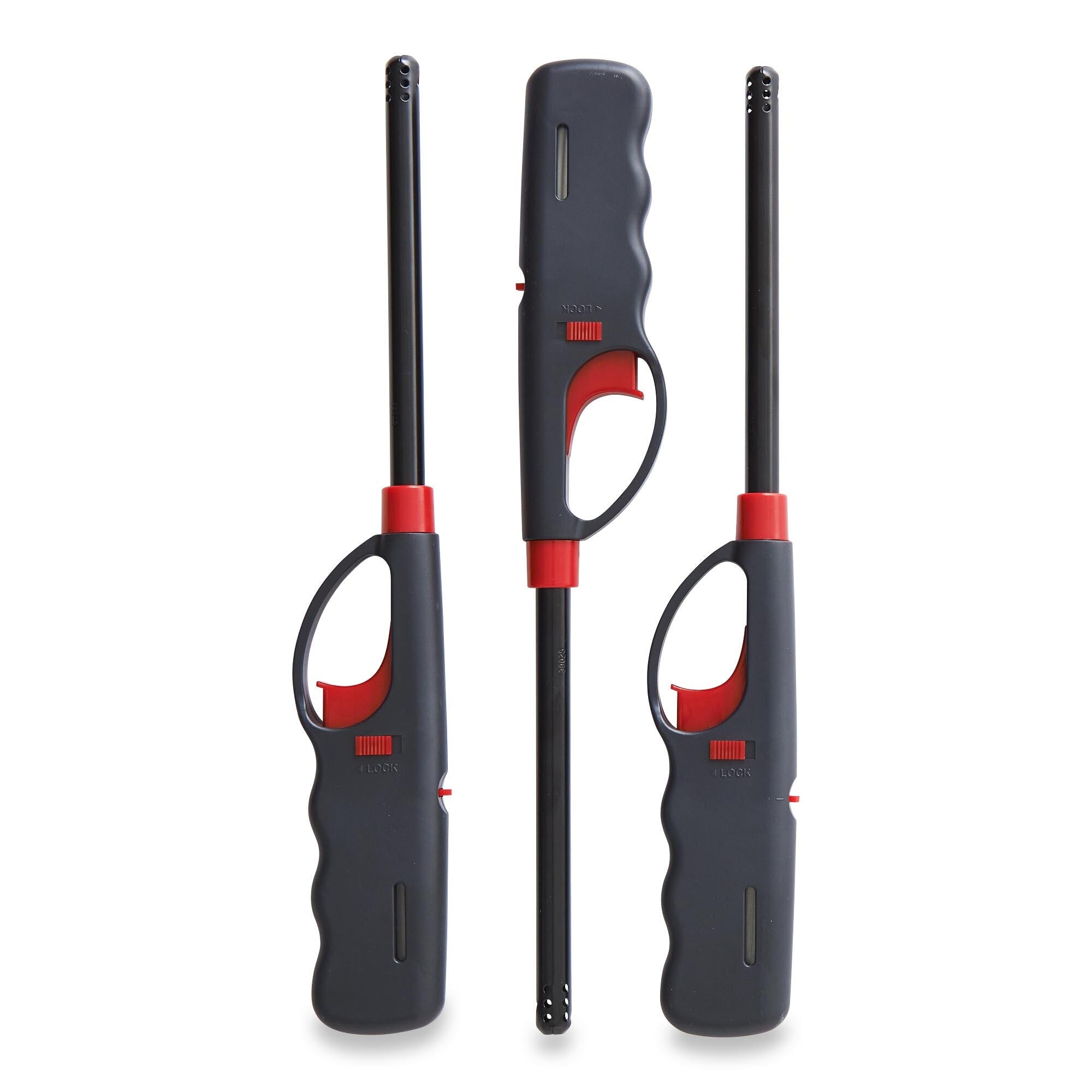 Quick Light MultiPurpose Refillable BBQ Lighter, Black, 3Pack Giant