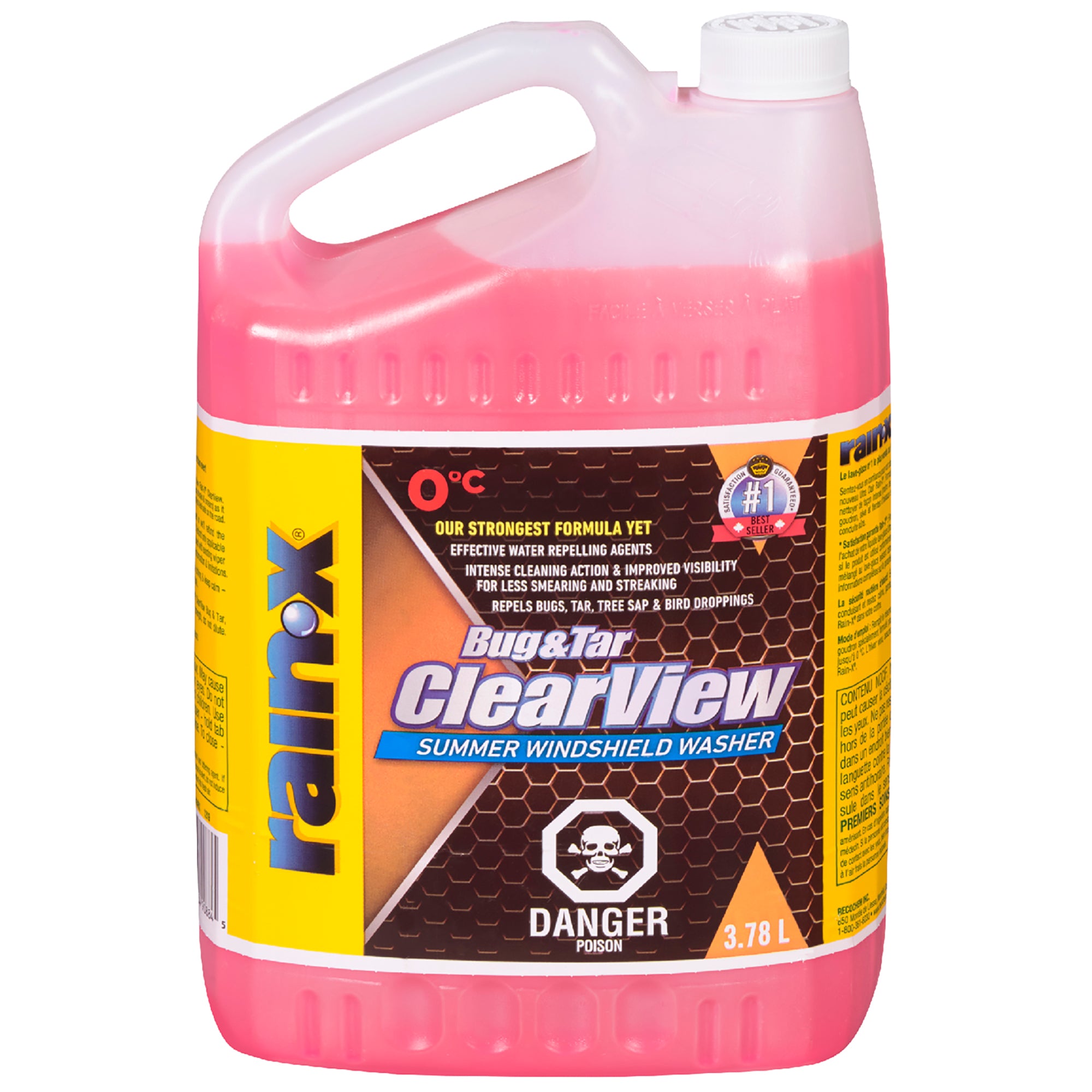 RainX Bug and Tar Clearview Windshield Washer, 3.8L Giant Tiger