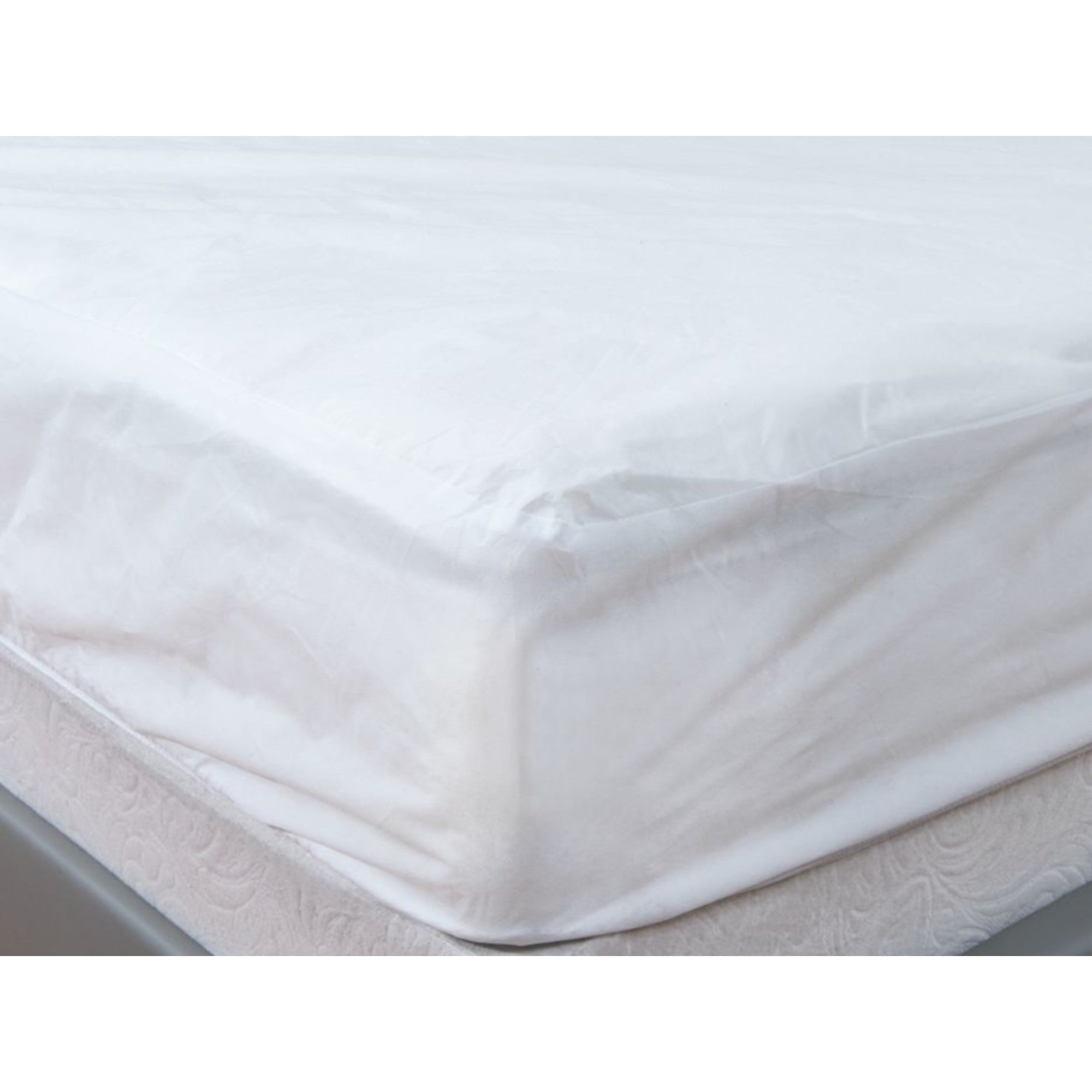 Homestyles Waterproof and Bug Proof Mattress Protector, Twin, White