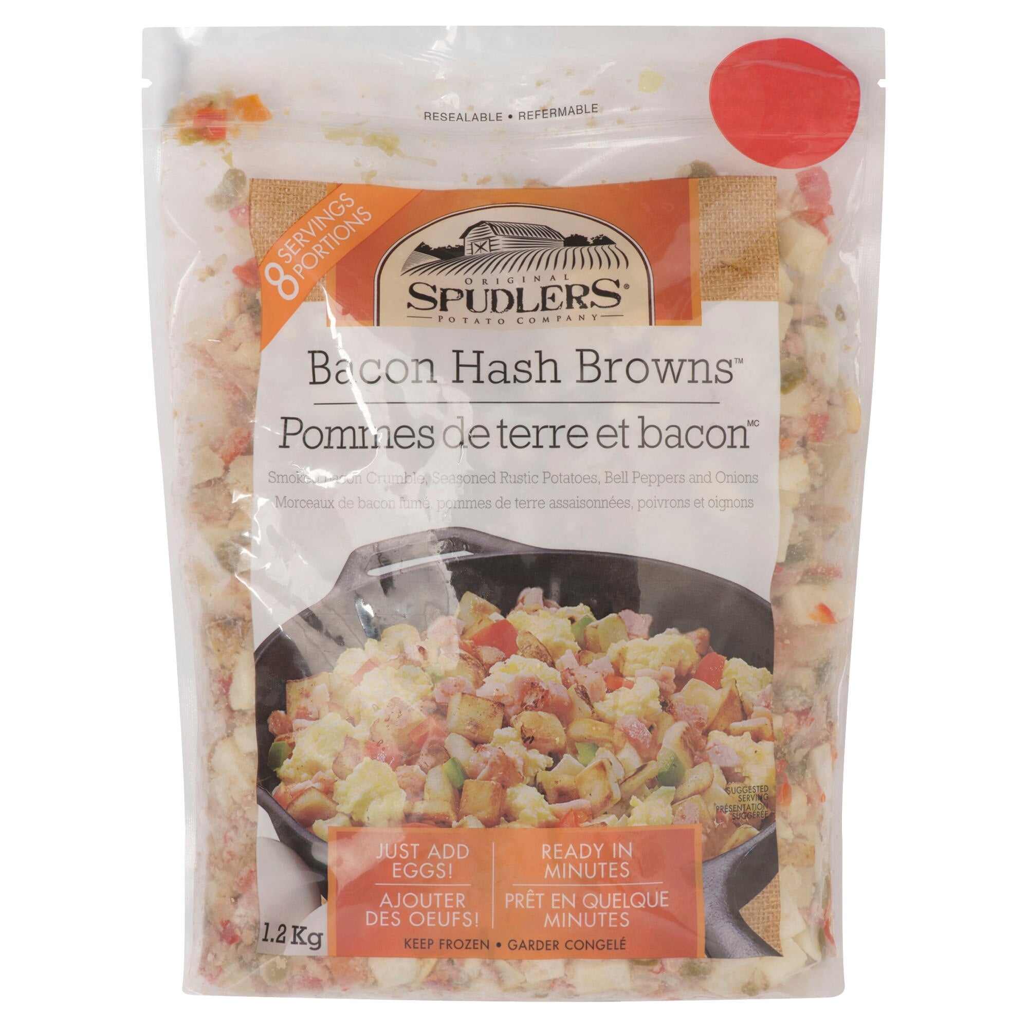 Spudlers Bacon Hash Browns 1.2kg Giant Tiger
