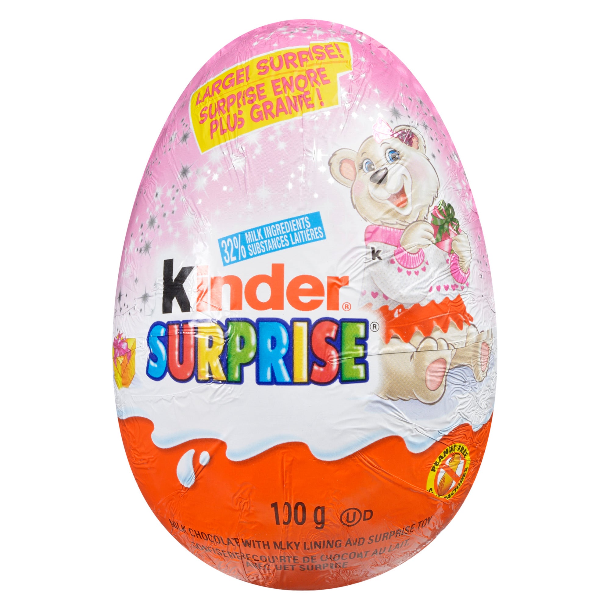 Kinder Lot de 24 œufs surprise en chocolat au lait avec jouets, rose, 480 g  (20 g x 24) : : Tout le reste