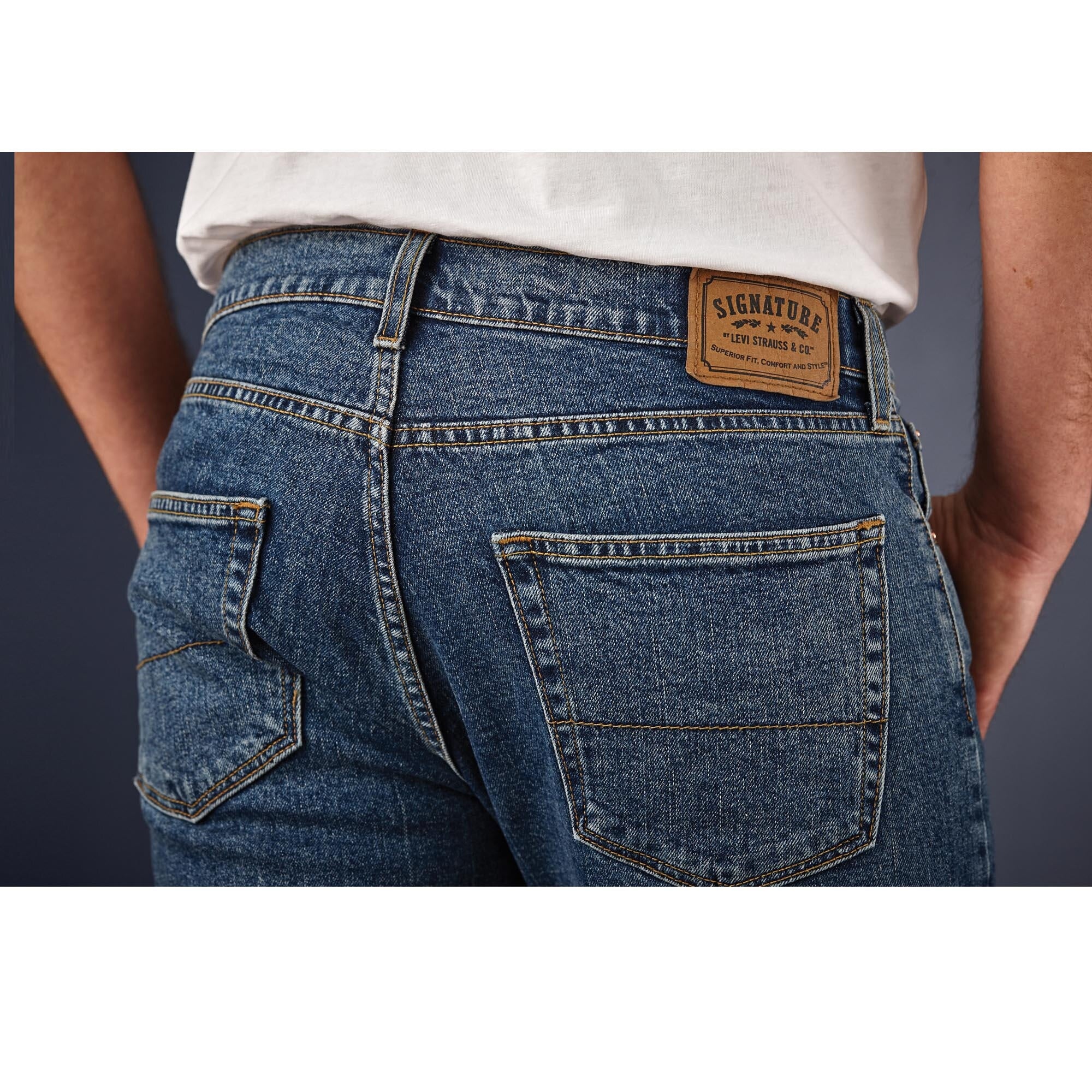 Levi Strauss Signature Men's Straight Fit Jeans – Giant Tiger