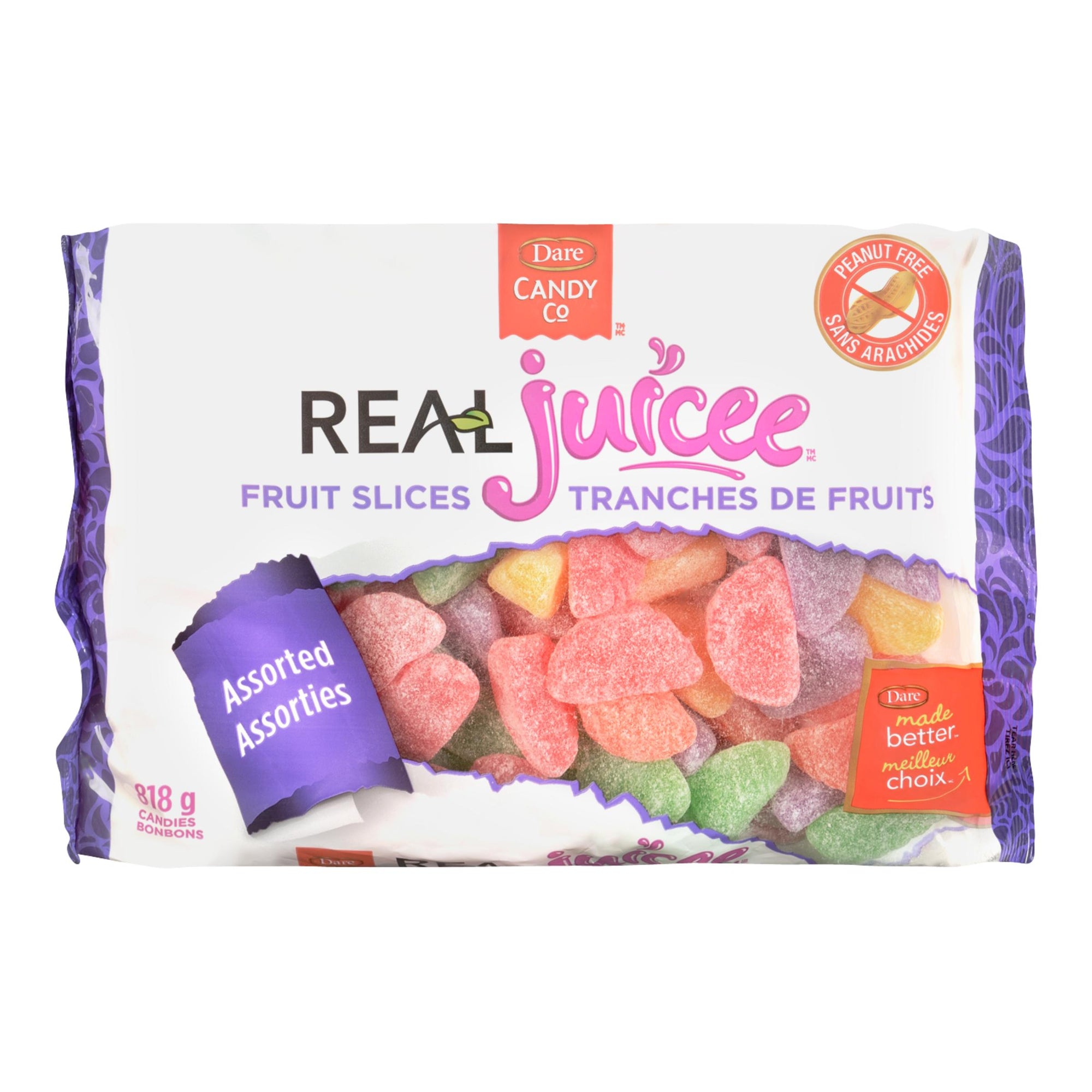 Dare Candy Co Real Juicee Assorted Fruit Slices Candies, 818-g – Giant Tiger