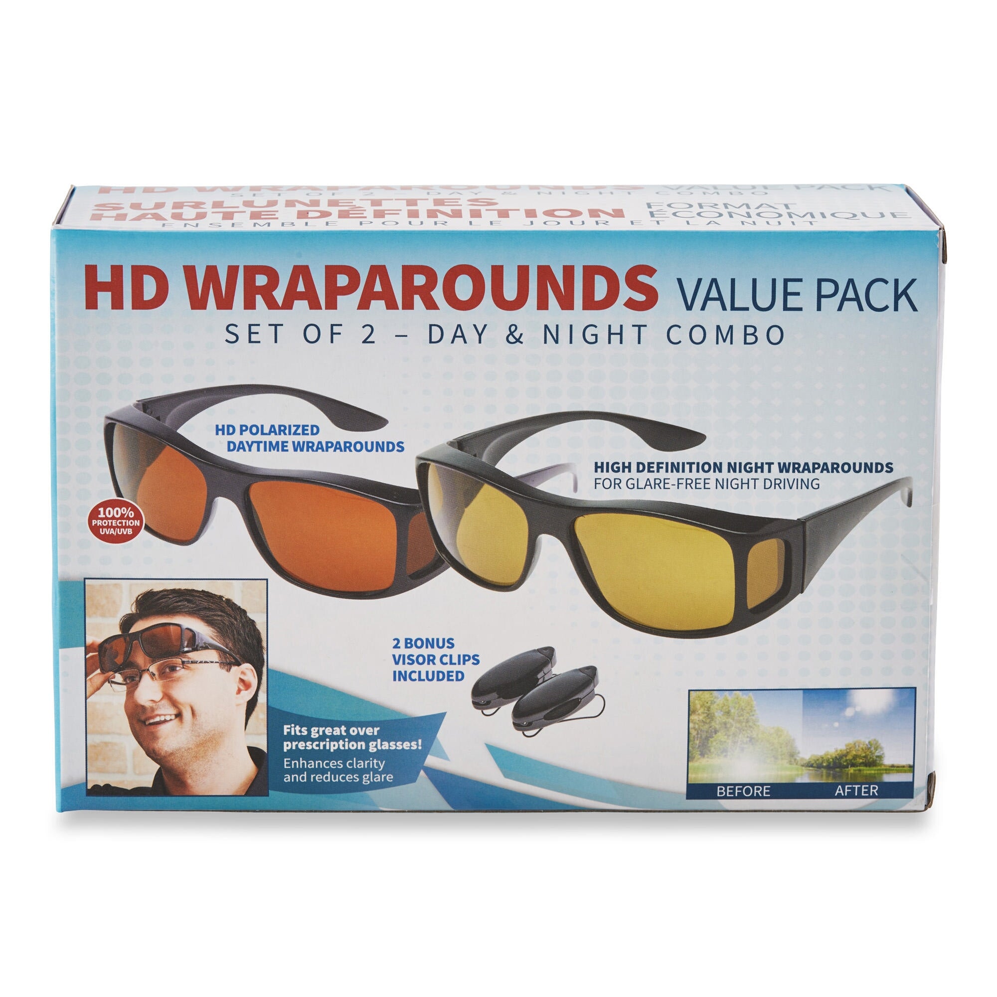 Wraparound Sunglasses Sunglasses Seen On Tv As Seen On TV Combo