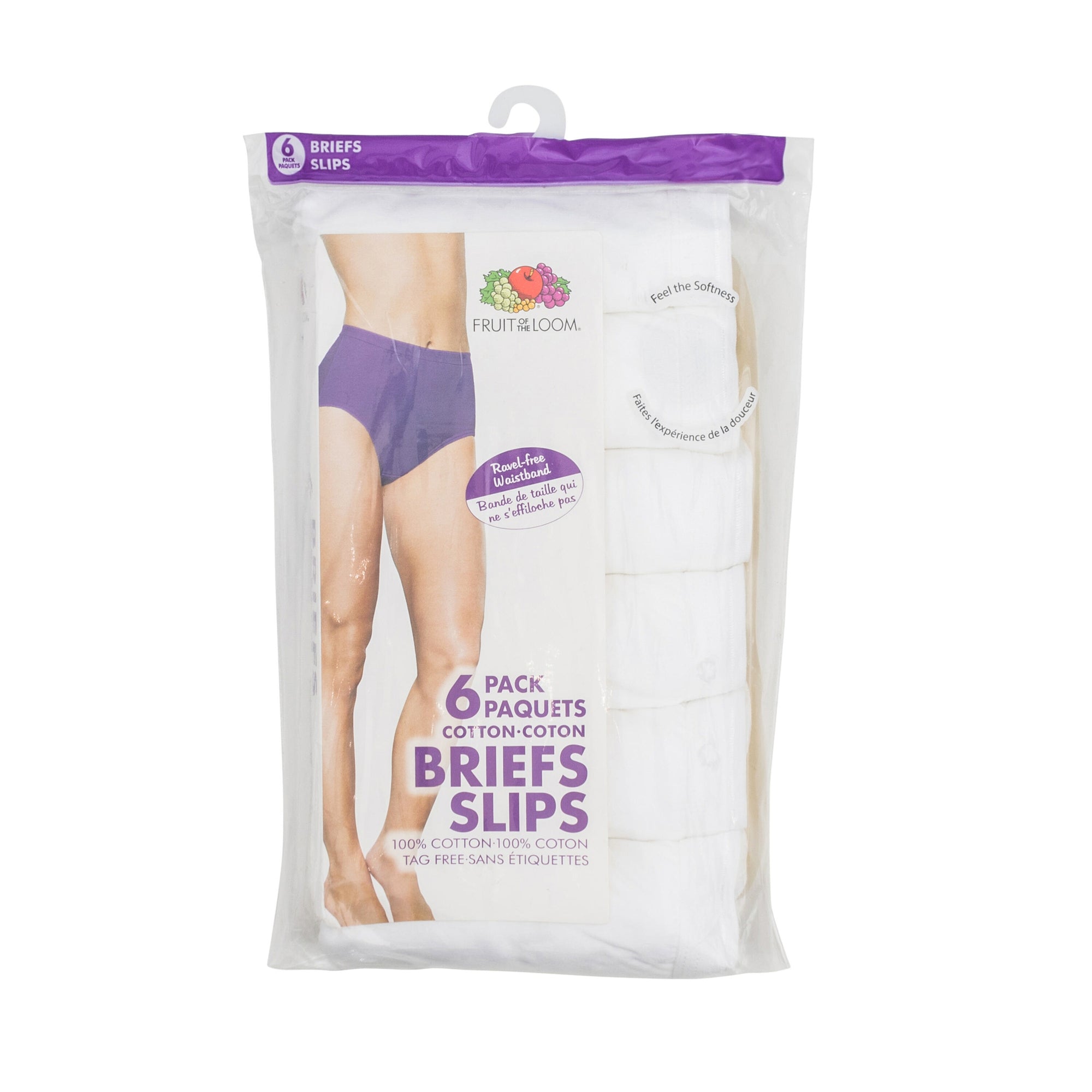 Fruit of the Loom® Women's Cotton Stretch Hi-Cuts Panties - 6 Pack TAG  FREE