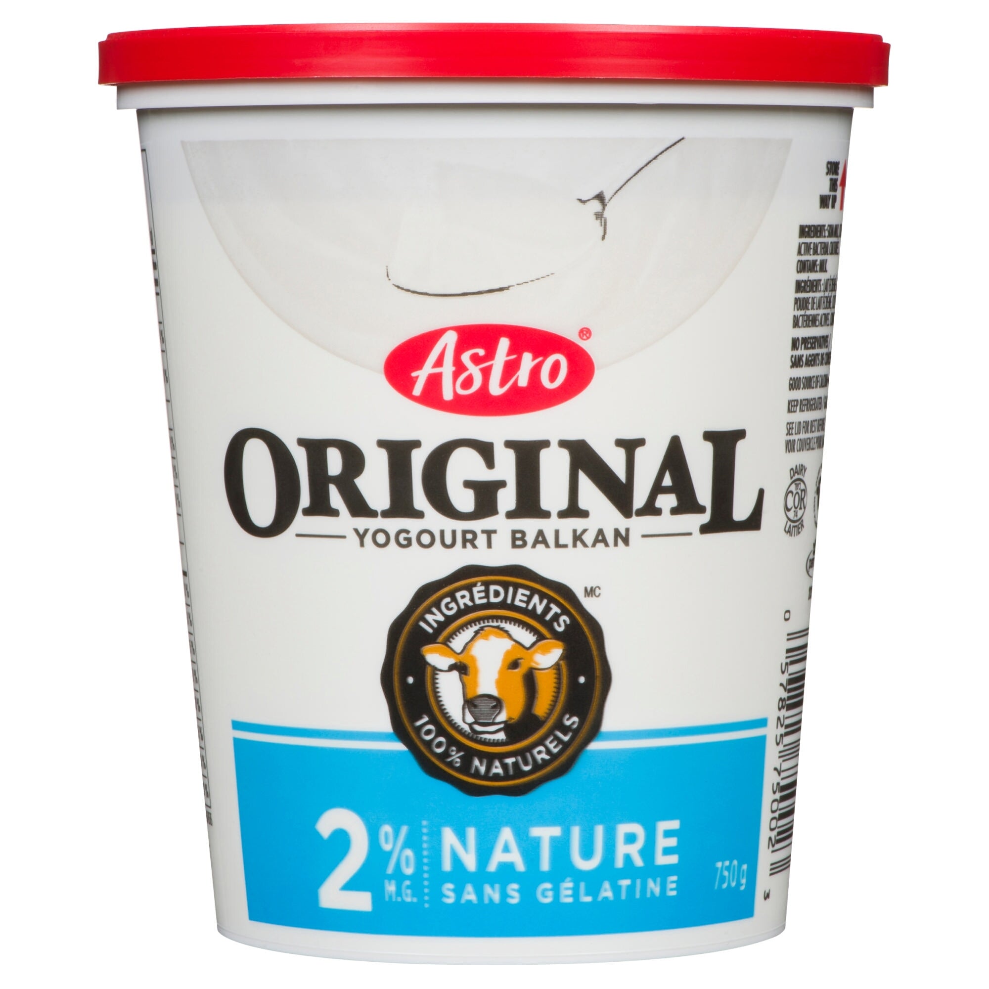 Astro Original Plain Balkan Yogurt 2? M.F. 750g Giant Tiger