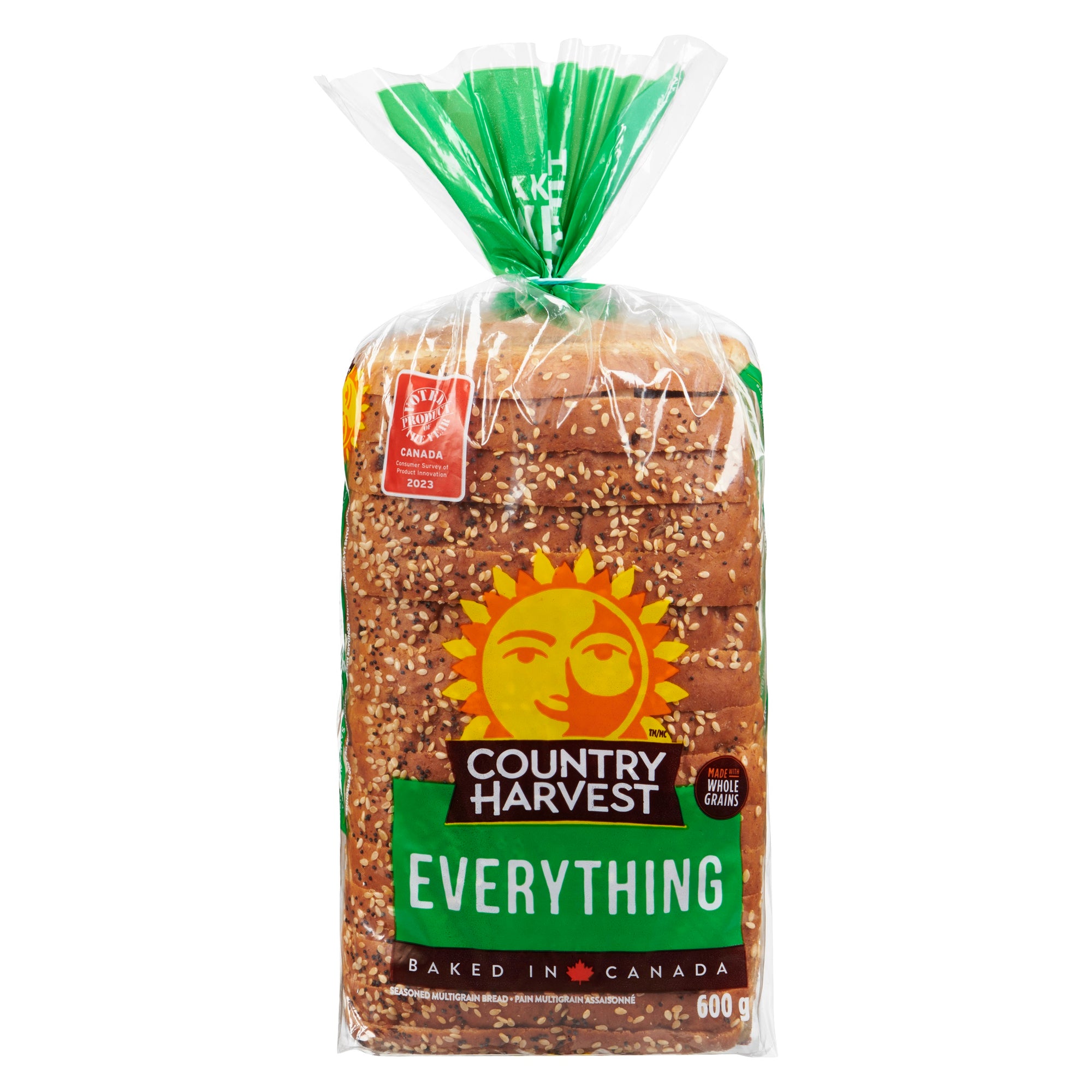 Country Harvest Everything Whole Grain Bread, 600g Giant Tiger