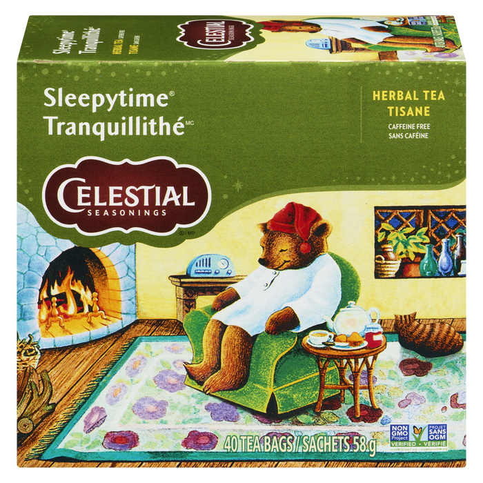 Celestial Seasonings Herbal Tea, Sleepytime, 40-Tea Bags, 58-g