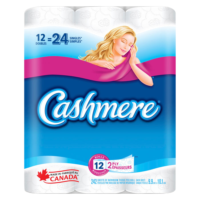 Cashmere 2-Ply Regular Toilet Paper, 12-Pack