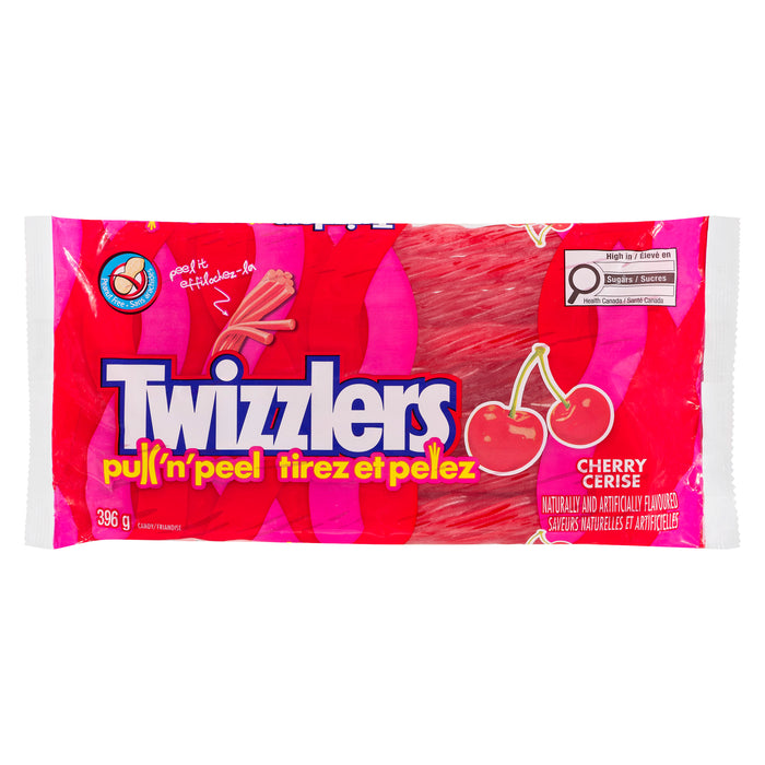 Twizzlers Pull 'n' Peel Friandise Cerise, 396 g