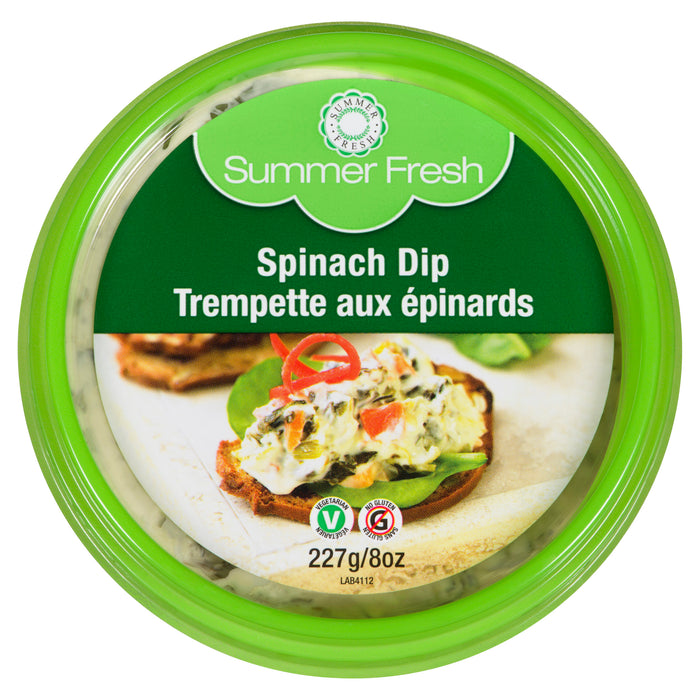 Trempette aux épinards Summer Fresh - 227 g