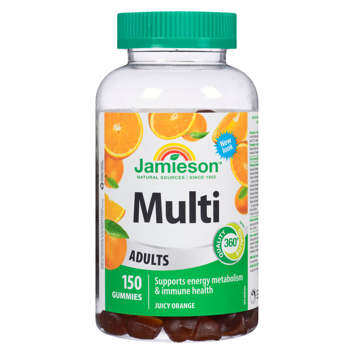 Jamieson Multi Gummies Juicy Orange Adults, 150-Pack