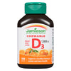 Jamieson D₃ 1,000 IU Chewable Natural Tangy Orange, 100-Pack