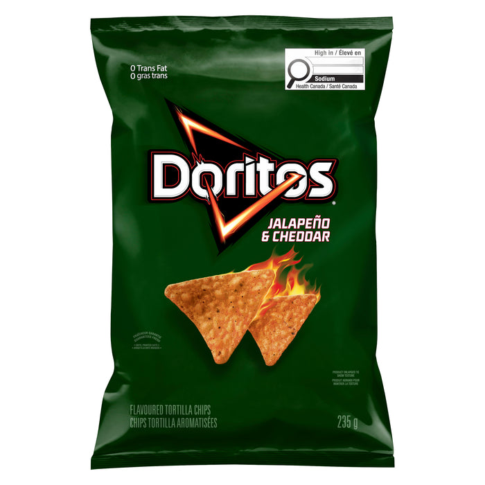 Jalapeno Cheddar Doritos, 235-g