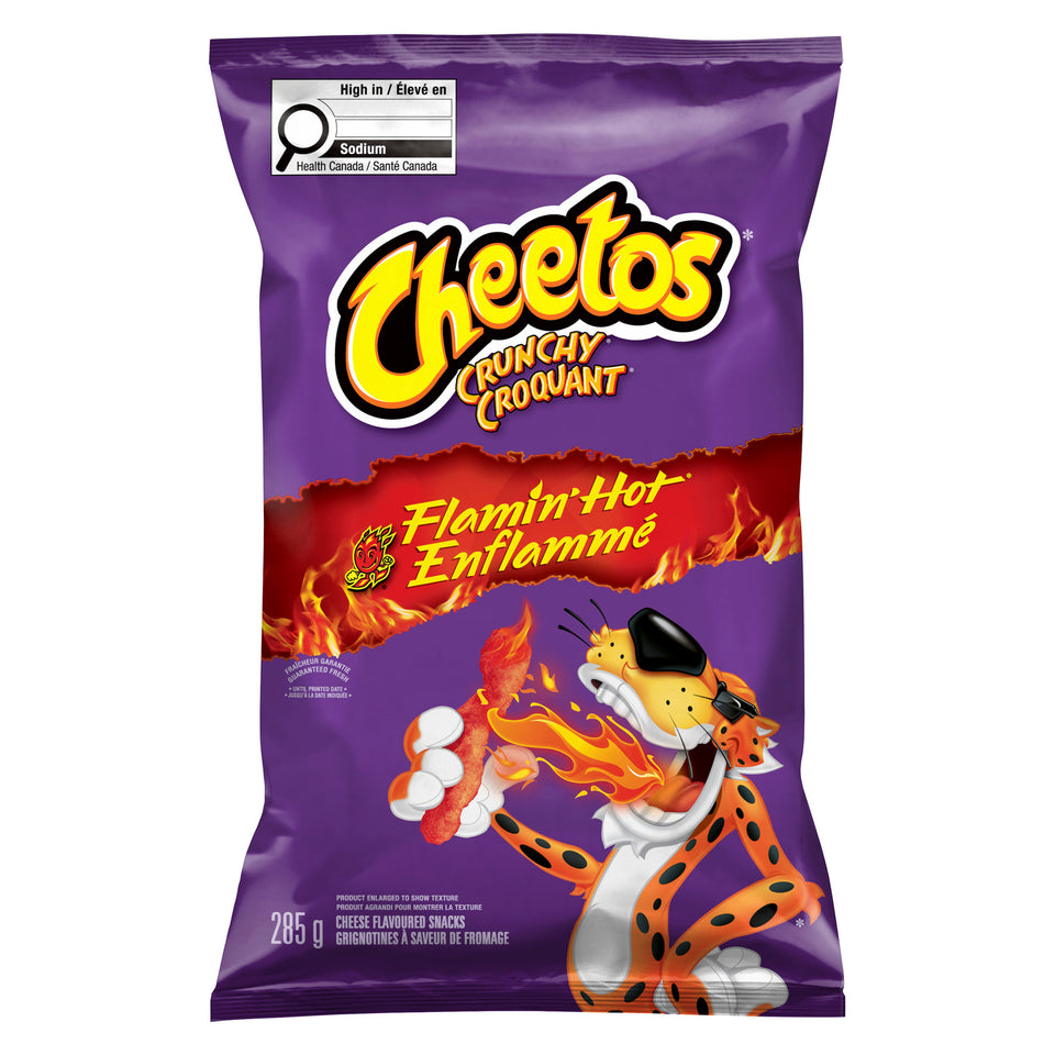 Flamin' Hot Crunchy Cheetos, 285-g – Giant Tiger
