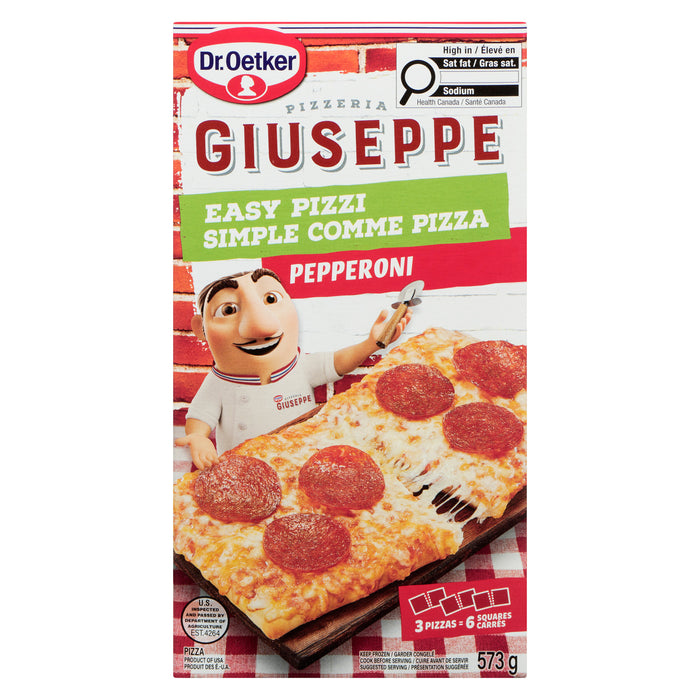 Pizza au pepperoni Giuseppe Pizzeria de Dr. Oetker - 573 g