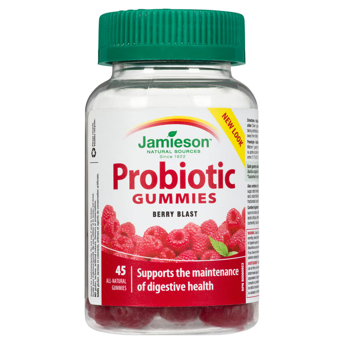 Jamieson Probiotic Berry Blast All-Natural Gummies, 45-Pack