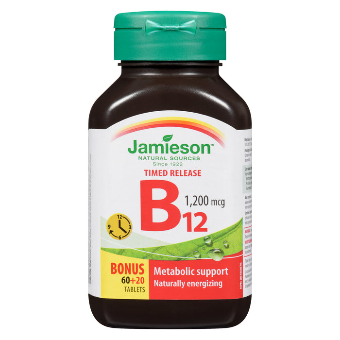 Jamieson B₁₂ 1 200 mcg, emb. de 80