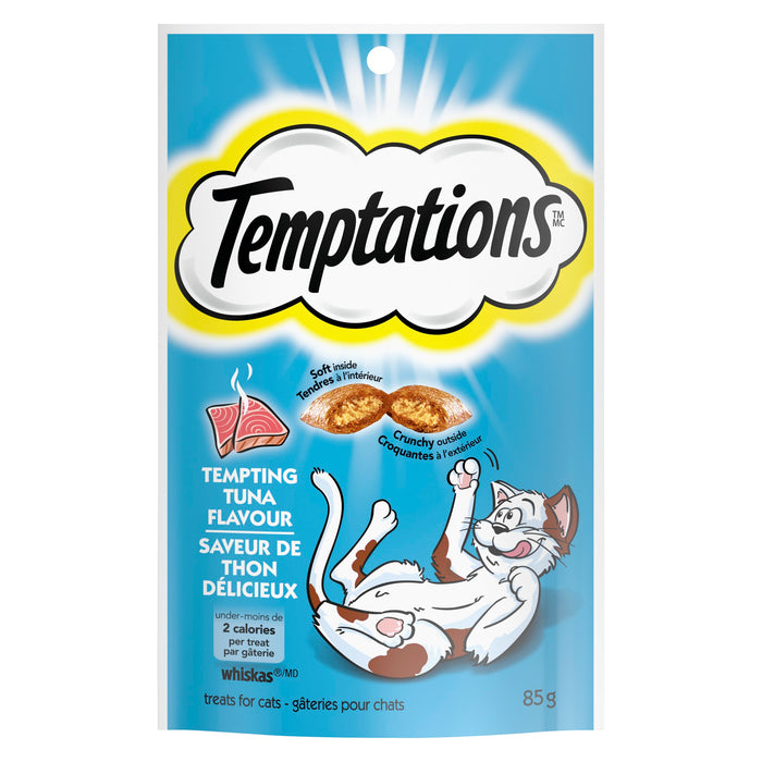 Temptations Treats for Cats Tempting Tuna Flavour, 85 g