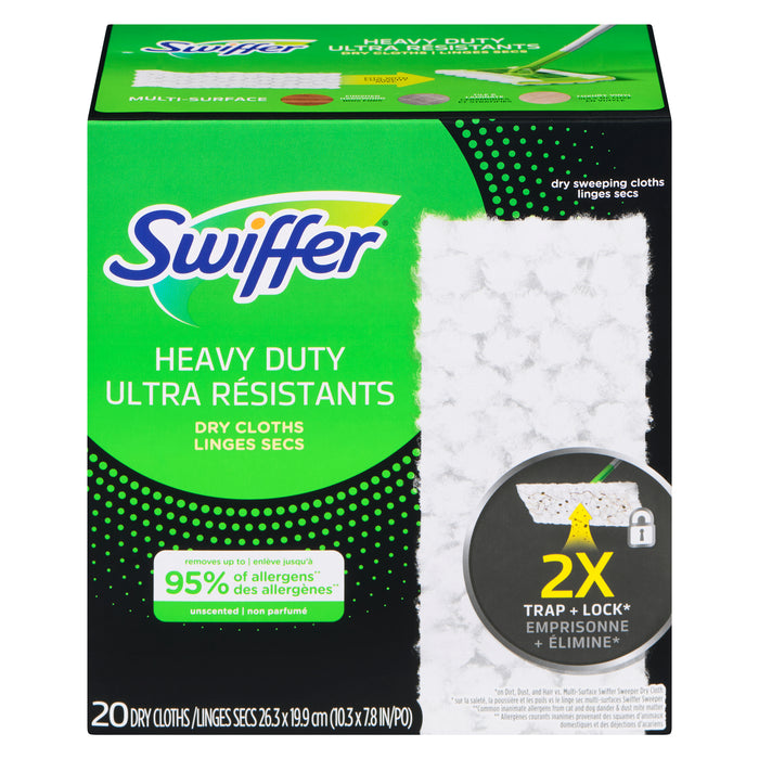 Swiffer Sweeper Dry Sweeping Heavy Duty, 20-Pack