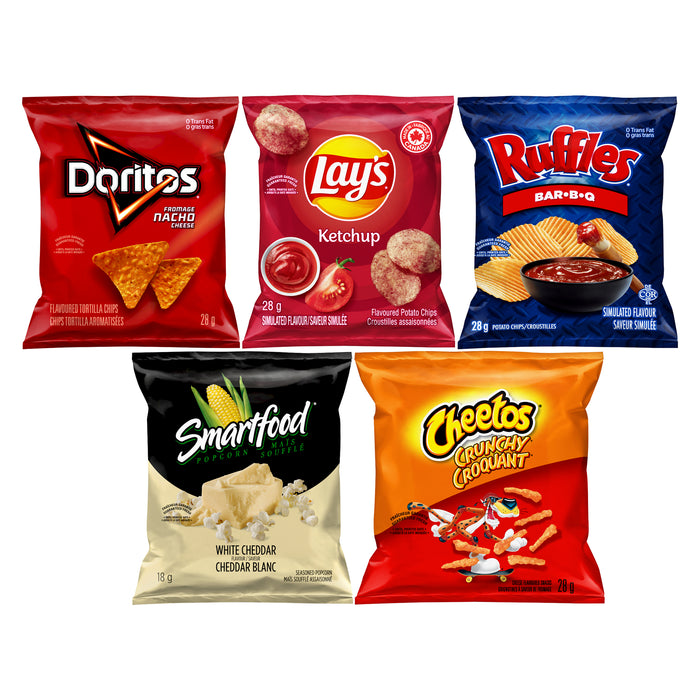 Assortiment de collations Frito Lays, emb. de 18, 560 g
