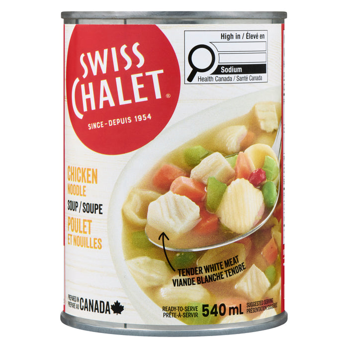 Swiss Chalet Soupe Poulet et Nouilles, 540 ml